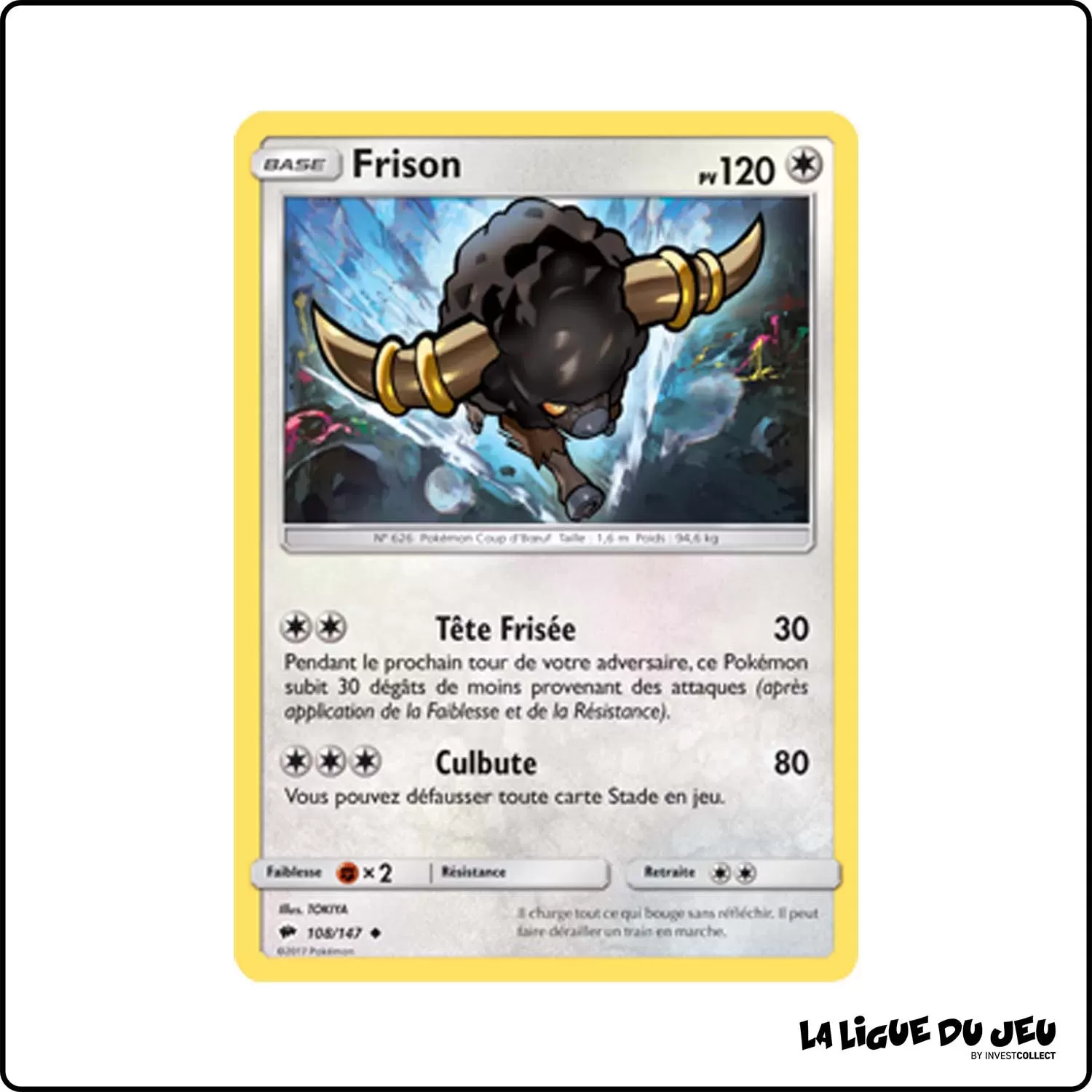 Peu commune - Pokemon - Ombres Ardentes - Frison 108/147