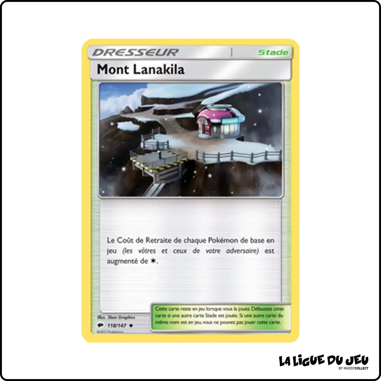 Peu commune - Pokemon - Ombres Ardentes - Mont Lanakila 118/147