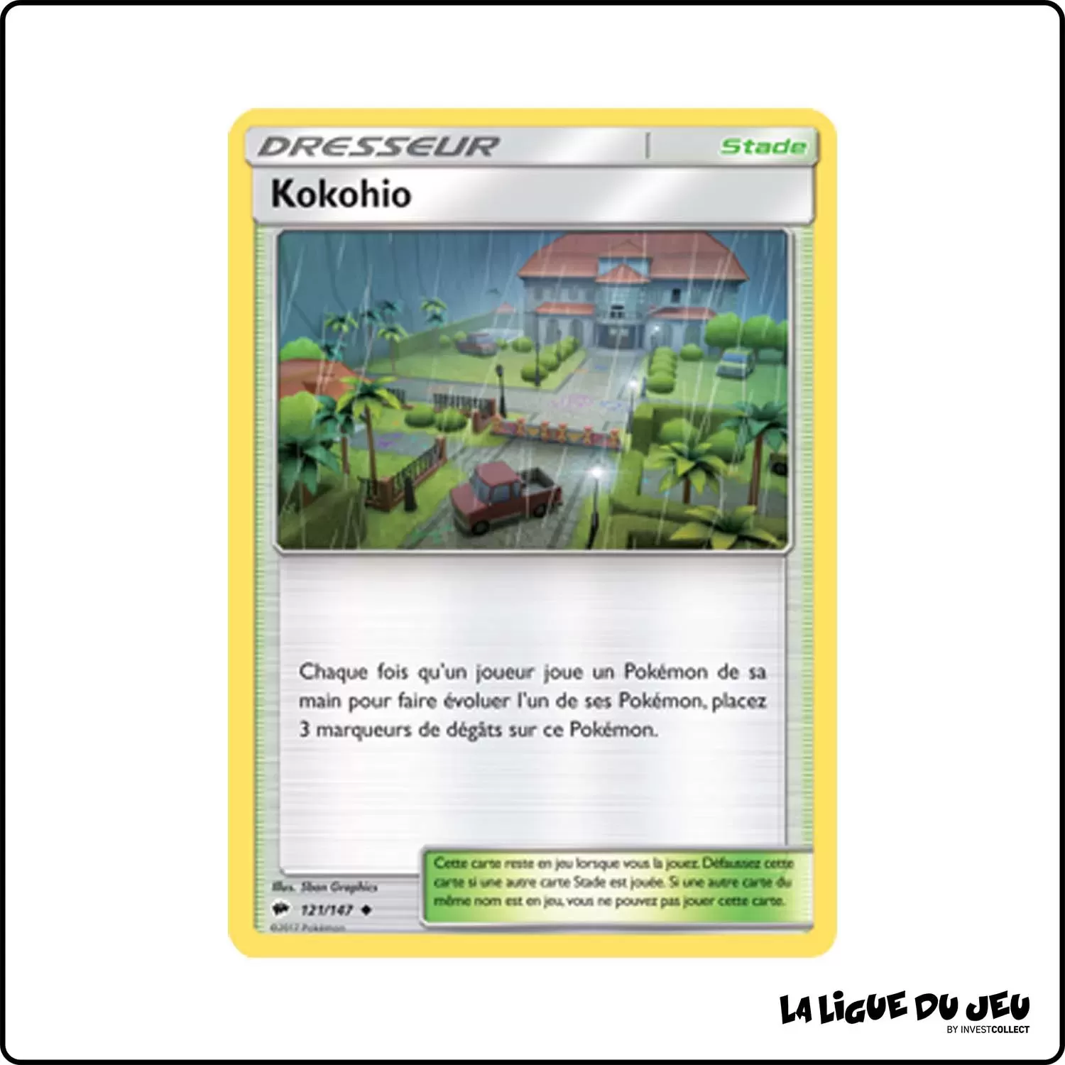 Peu commune - Pokemon - Ombres Ardentes - Kokohio 121/147