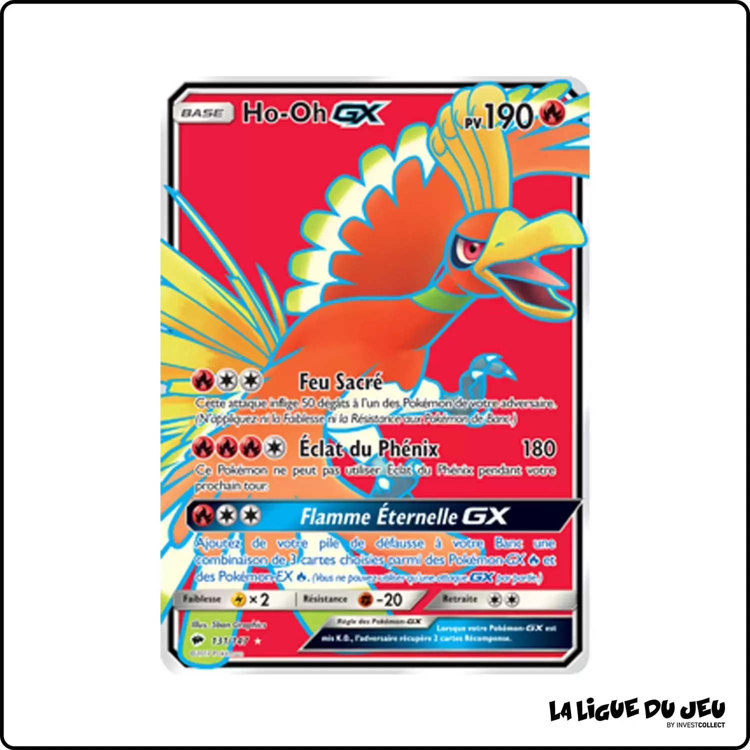 Ultra - Pokemon - Ombres Ardentes - Ho-Oh-GX 131/147