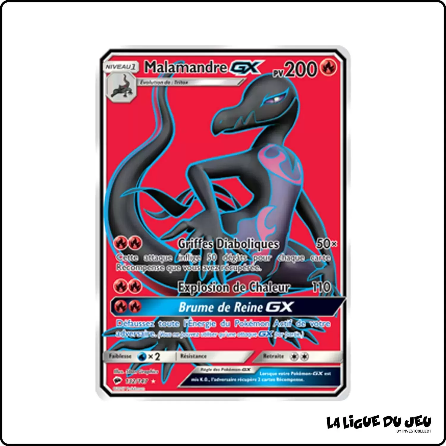 Ultra - Pokemon - Ombres Ardentes - Malamandre-GX 132/147