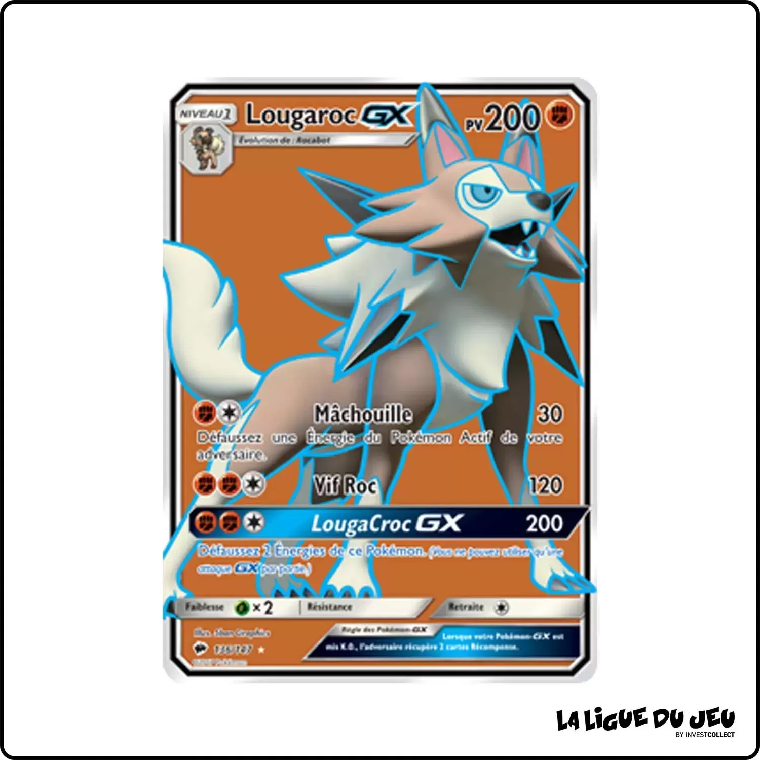 Ultra - Pokemon - Ombres Ardentes - Lougaroc-GX 136/147