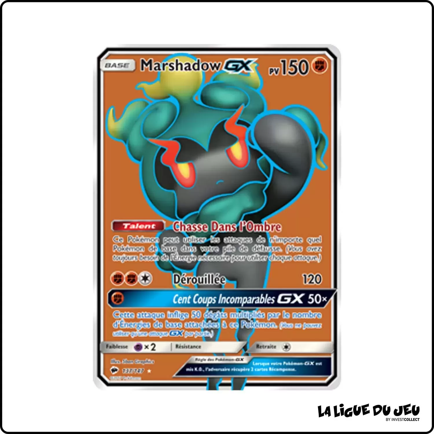 Ultra - Pokemon - Ombres Ardentes - Marshadow-GX 137/147