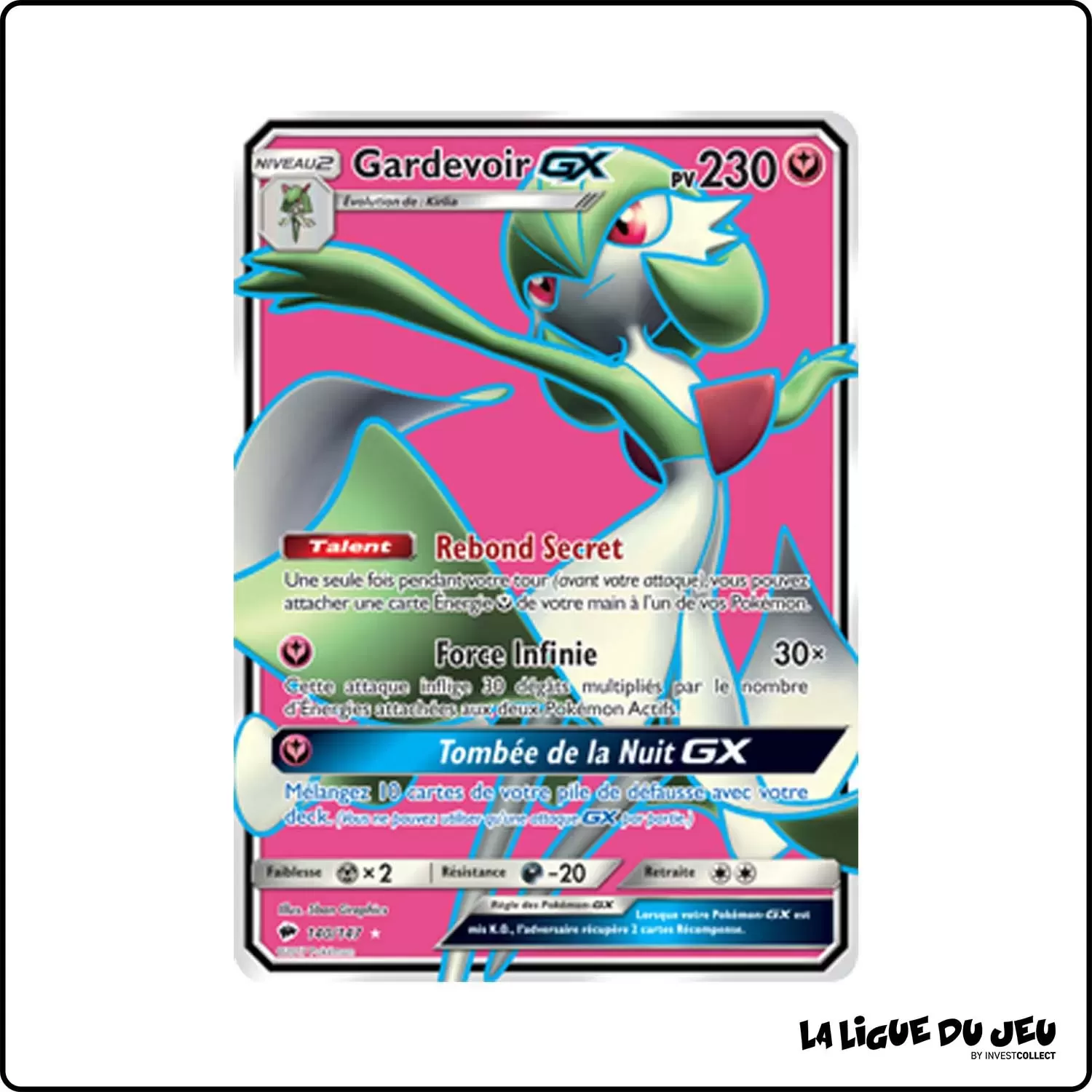 Ultra - Pokemon - Ombres Ardentes - Gardevoir-GX 140/147