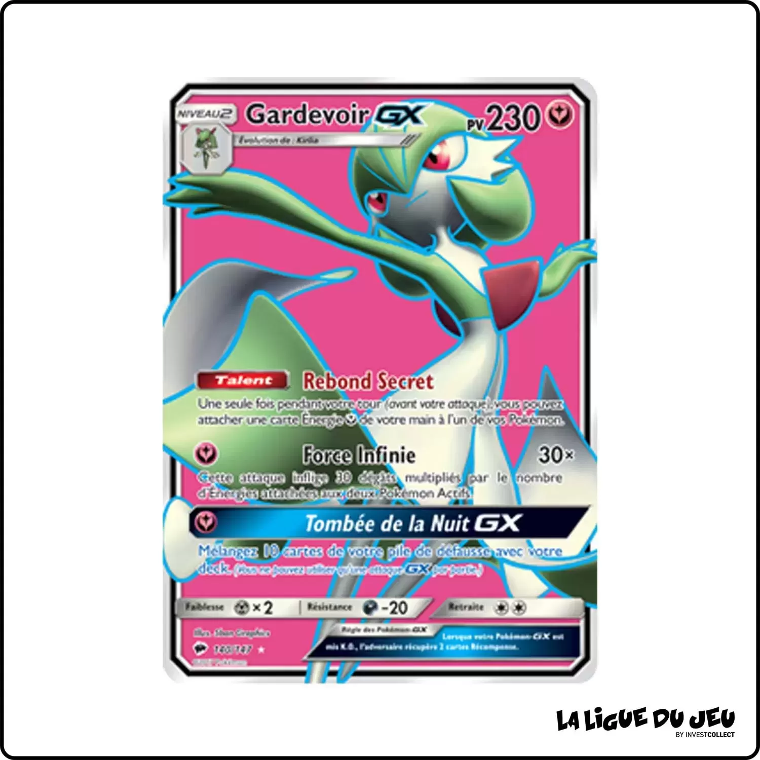 Ultra - Pokemon - Ombres Ardentes - Gardevoir-GX 140/147