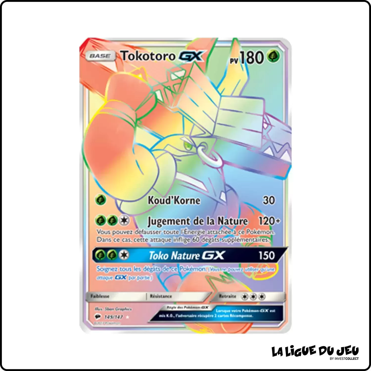 Secrete - Pokemon - Ombres Ardentes - Tokotoro-GX 149/147