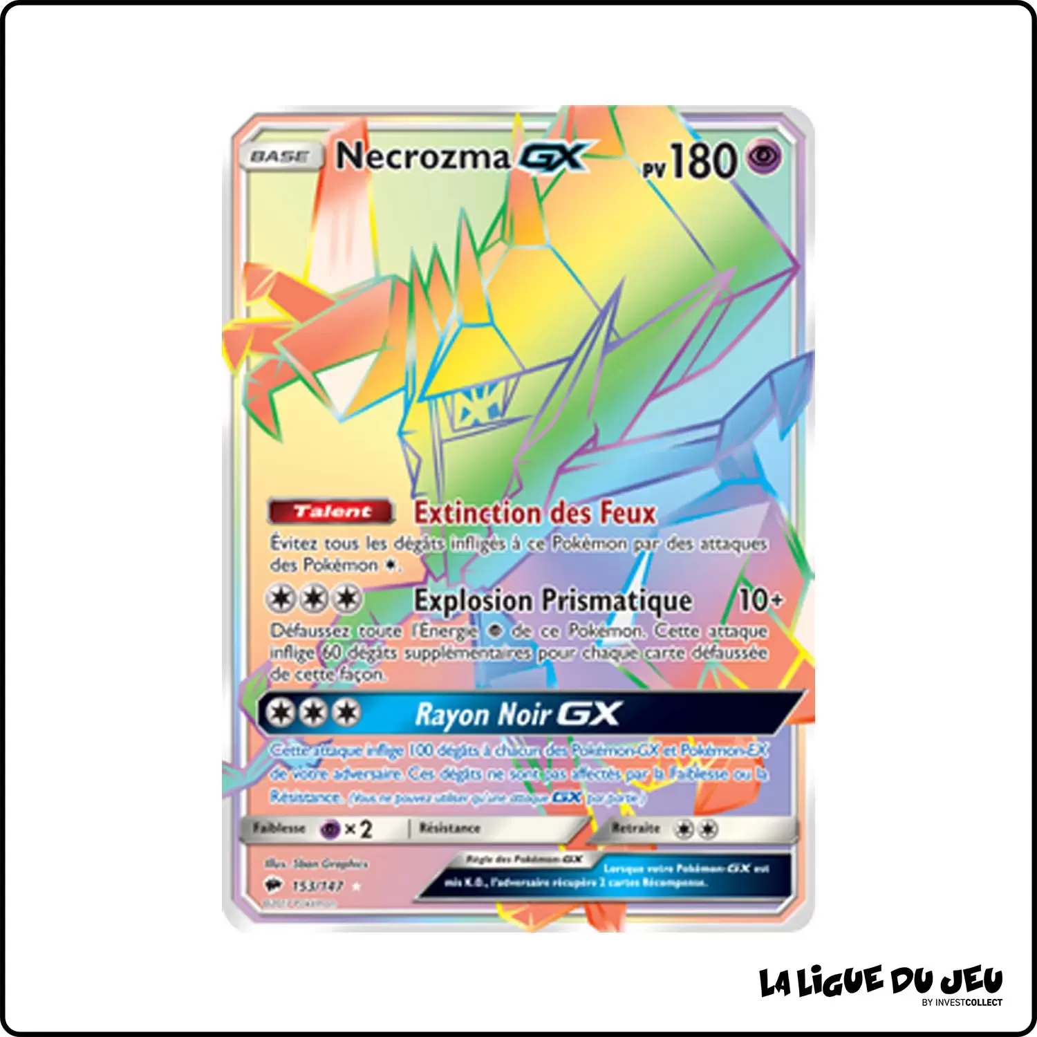 Secrete - Pokemon - Ombres Ardentes - Necrozma-GX 153/147