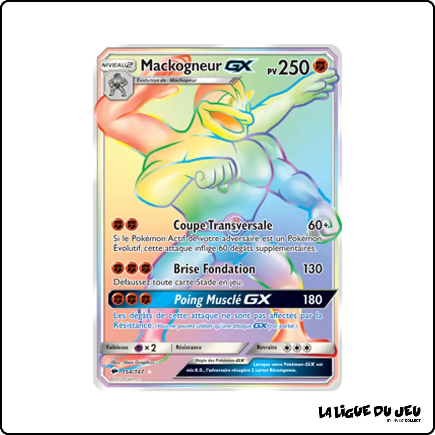 Secrete - Pokemon - Ombres Ardentes - Mackogneur-GX 154/147