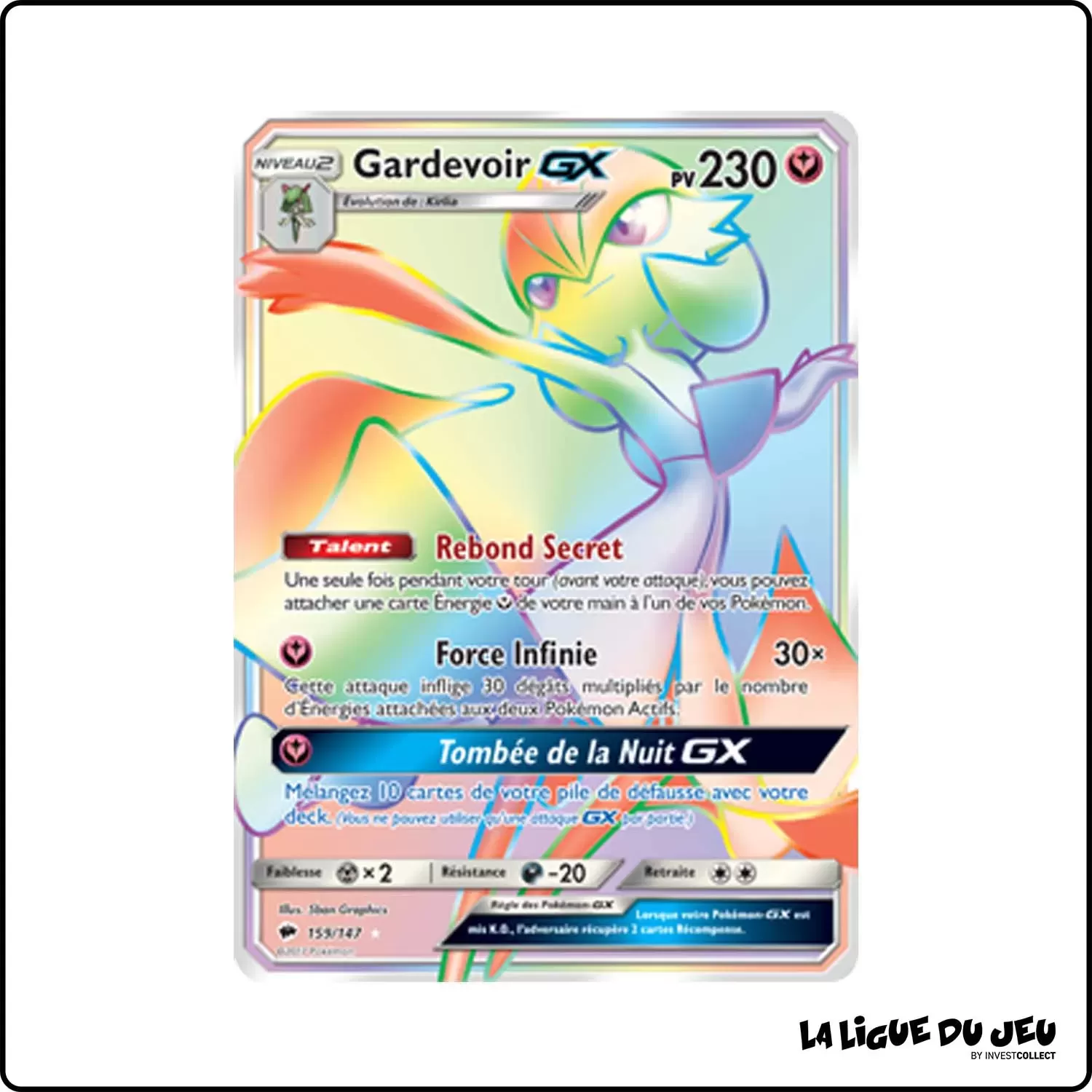 Secrete - Pokemon - Ombres Ardentes - Gardevoir-GX 159/147