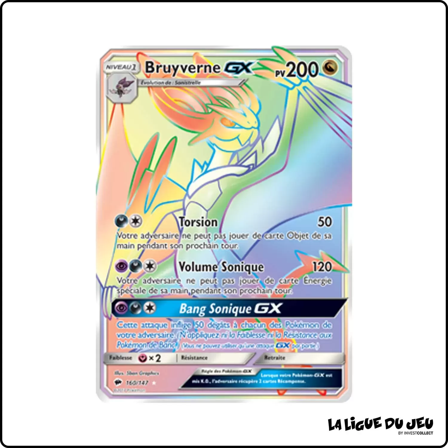 Secrete - Pokemon - Ombres Ardentes - Bruyverne-GX 160/147