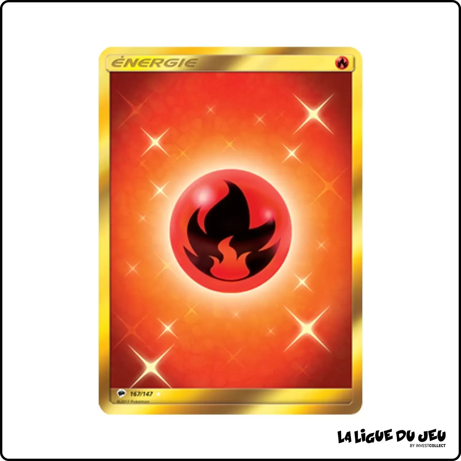 Secrete - Pokemon - Ombres Ardentes - Énergie Feu de base 167/147