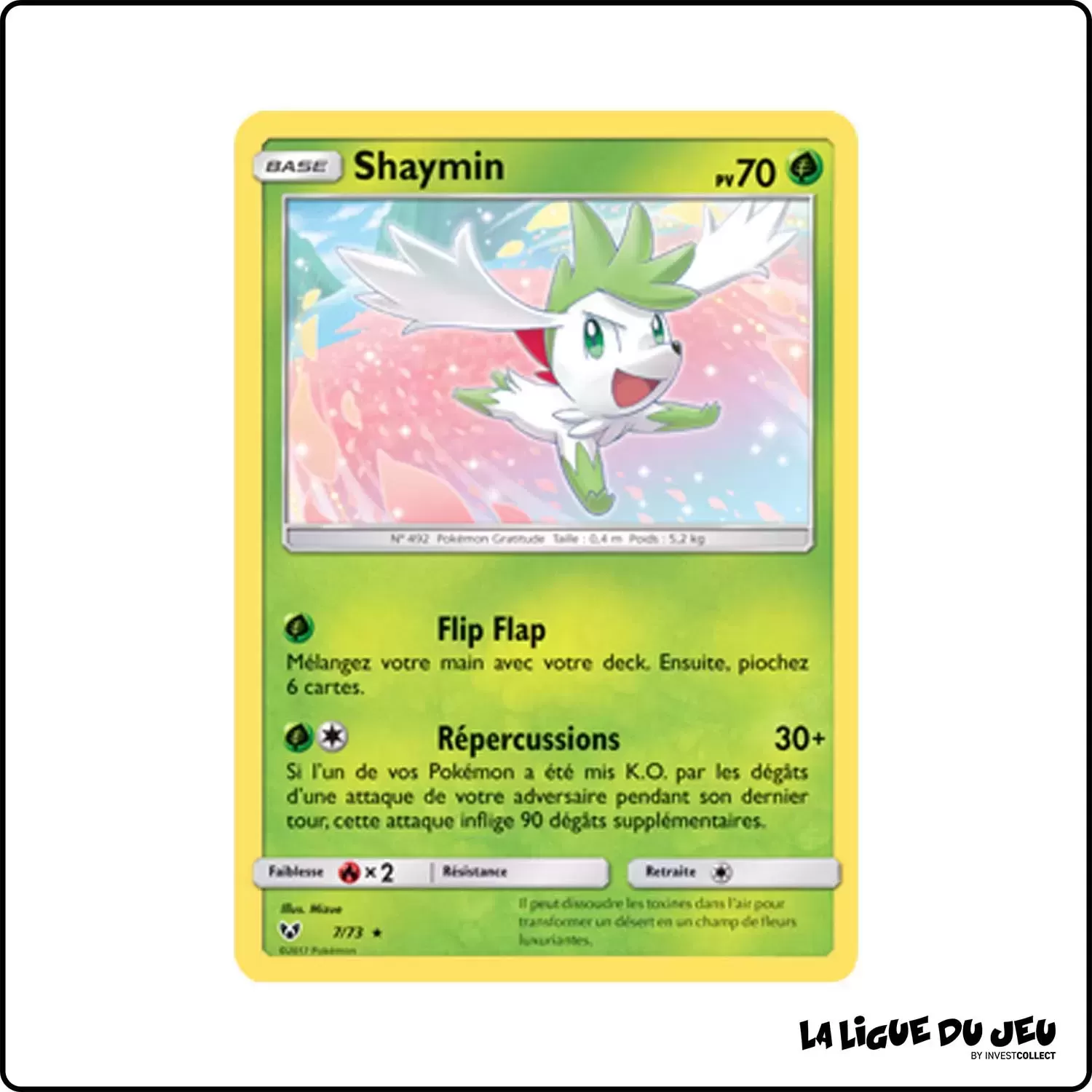 Holo - Pokemon - Légendes Brillantes - Shaymin 7/73