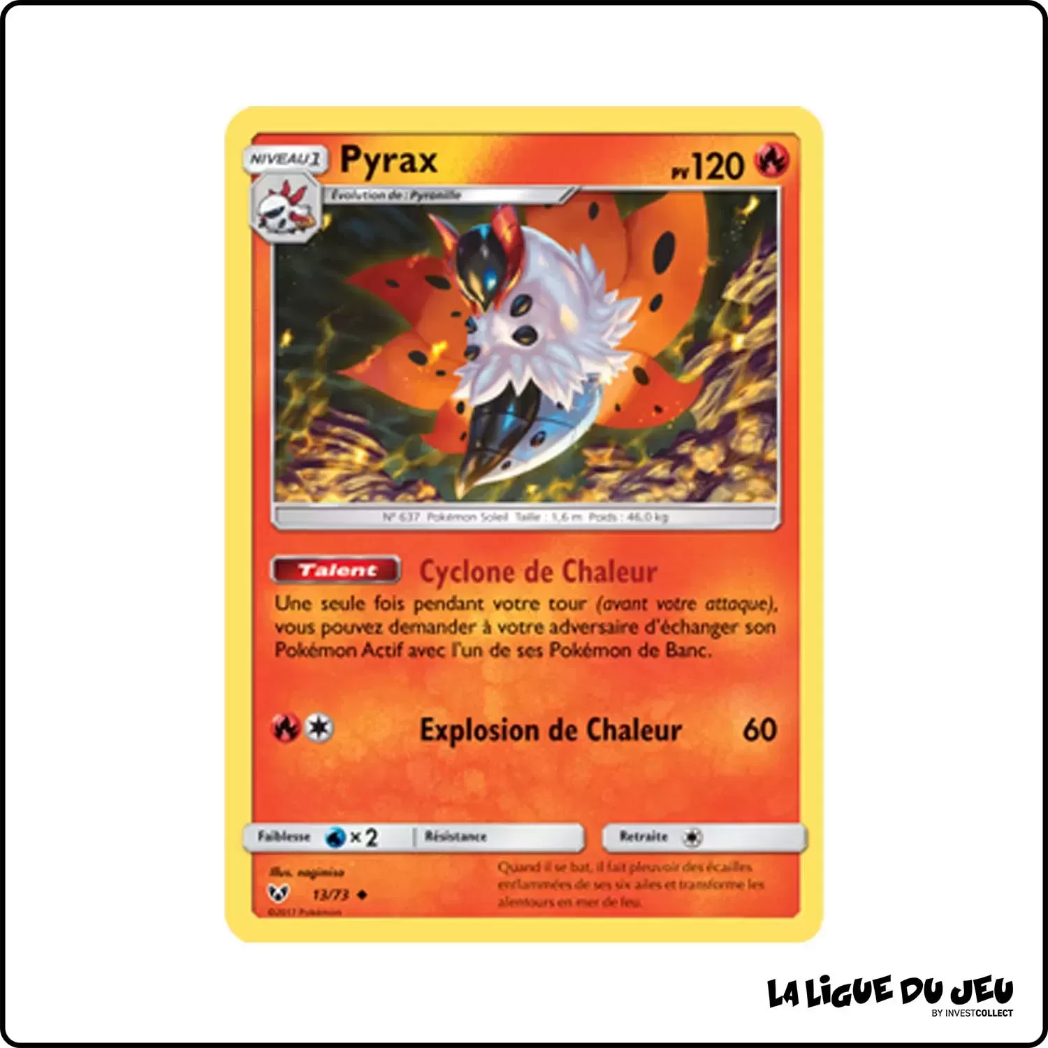 Peu commune - Pokemon - Légendes Brillantes - Pyrax 13/73