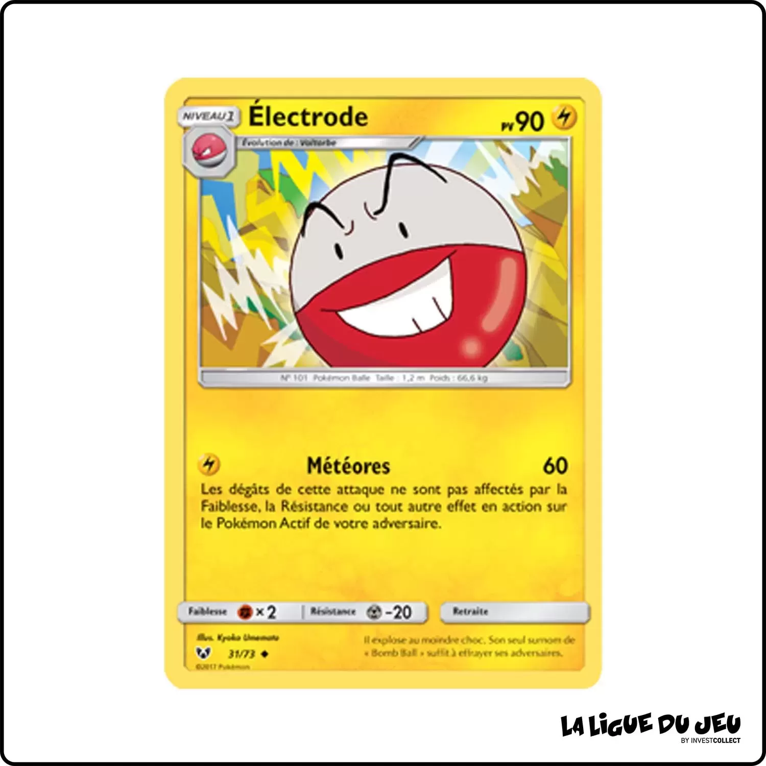 Peu commune - Pokemon - Légendes Brillantes - Électrode 31/73