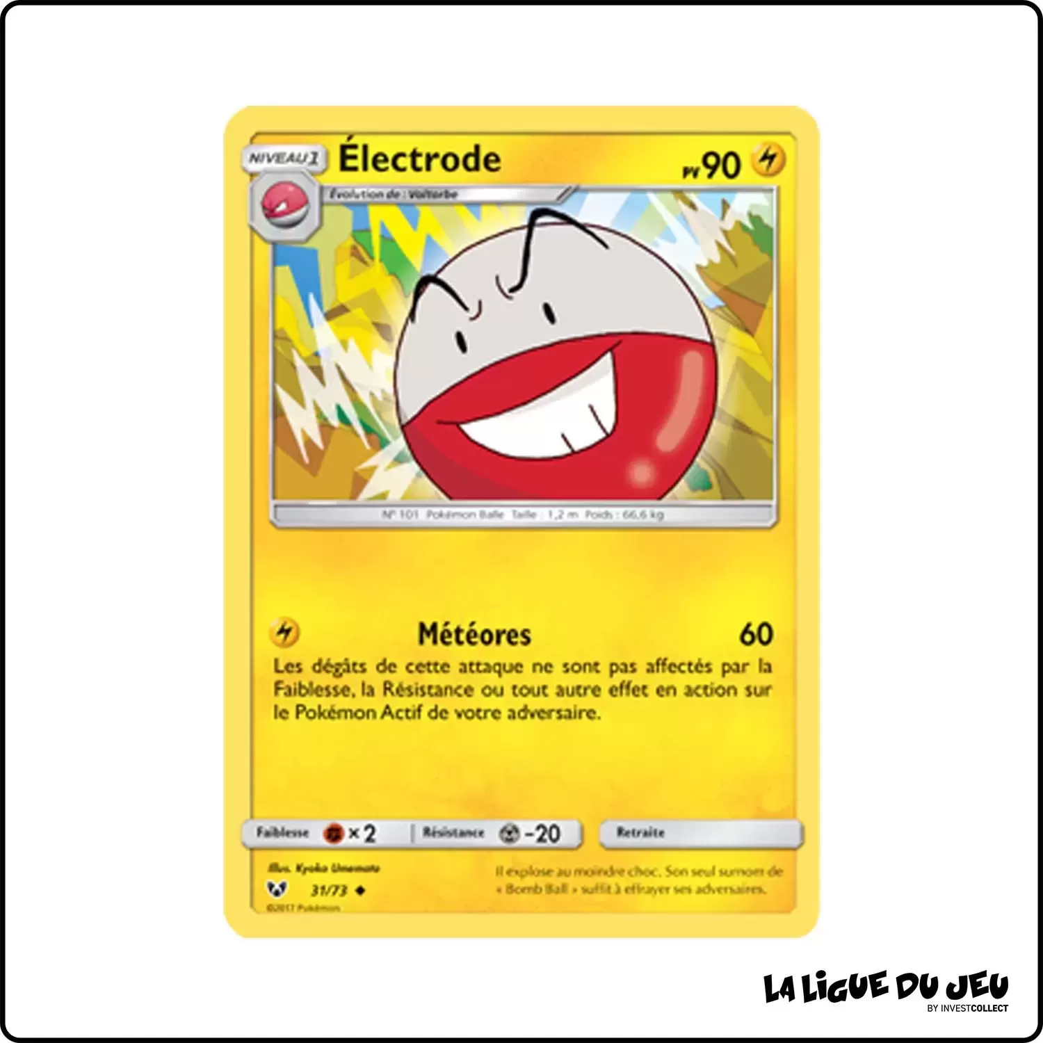 Peu commune - Pokemon - Légendes Brillantes - Électrode 31/73