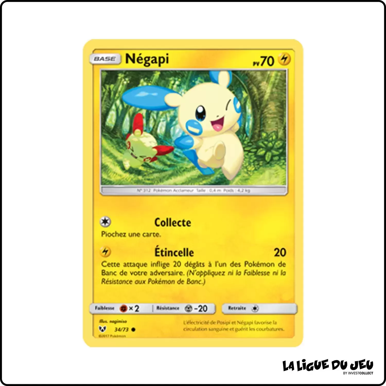 Commune - Pokemon - Légendes Brillantes - Négapi 34/73