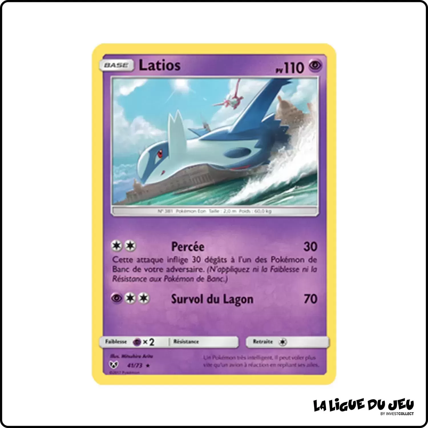 Holo - Pokemon - Légendes Brillantes - Latios 41/73