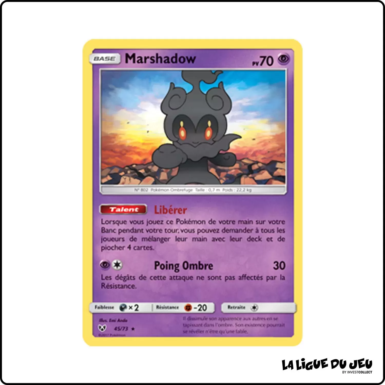 Holo - Pokemon - Légendes Brillantes - Marshadow 45/73