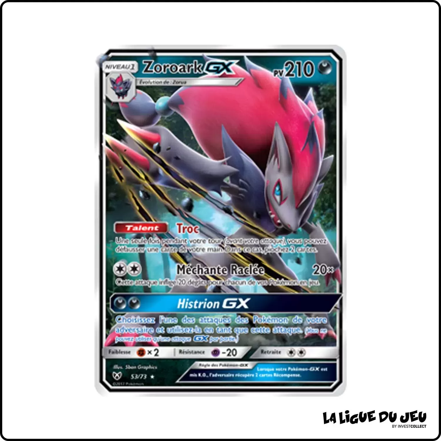 Ultra - Pokemon - Légendes Brillantes - Zoroark-GX 53/73