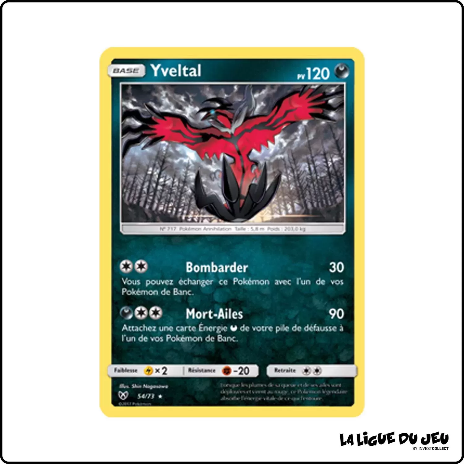 Holo - Pokemon - Légendes Brillantes - Yveltal 54/73