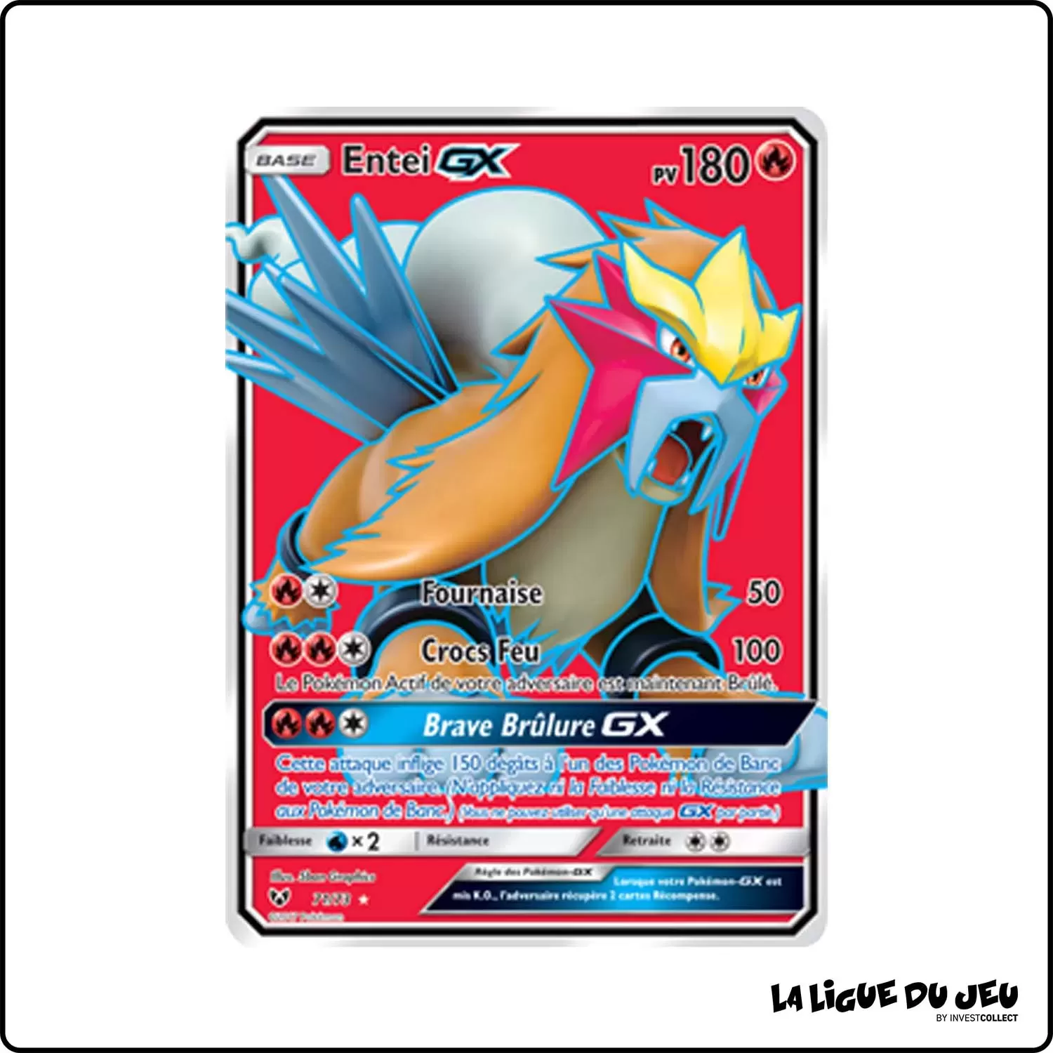 Ultra - Pokemon - Légendes Brillantes - Entei-GX 71/73