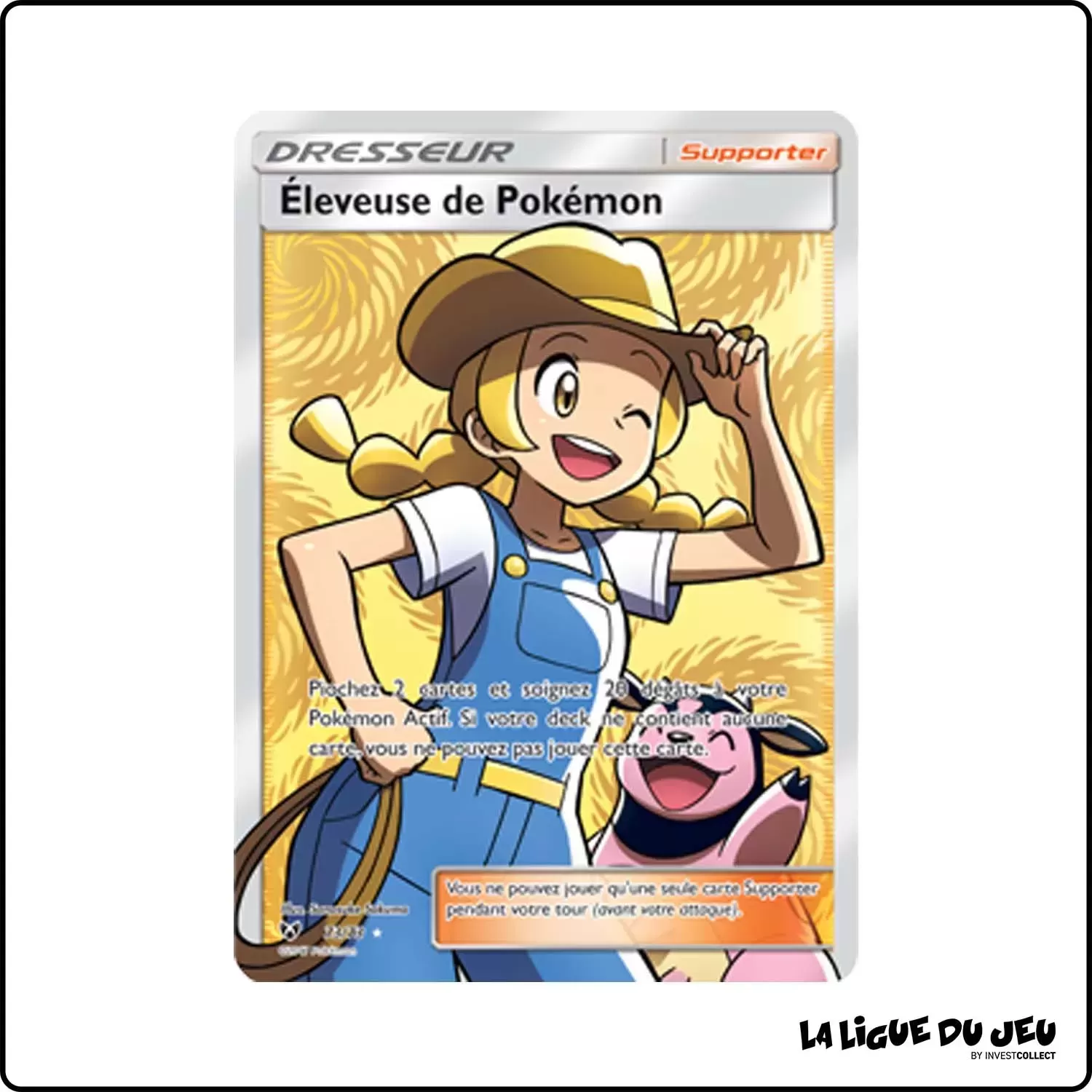 Ultra - Pokemon - Légendes Brillantes - Éleveuse de Pokémon 73/73