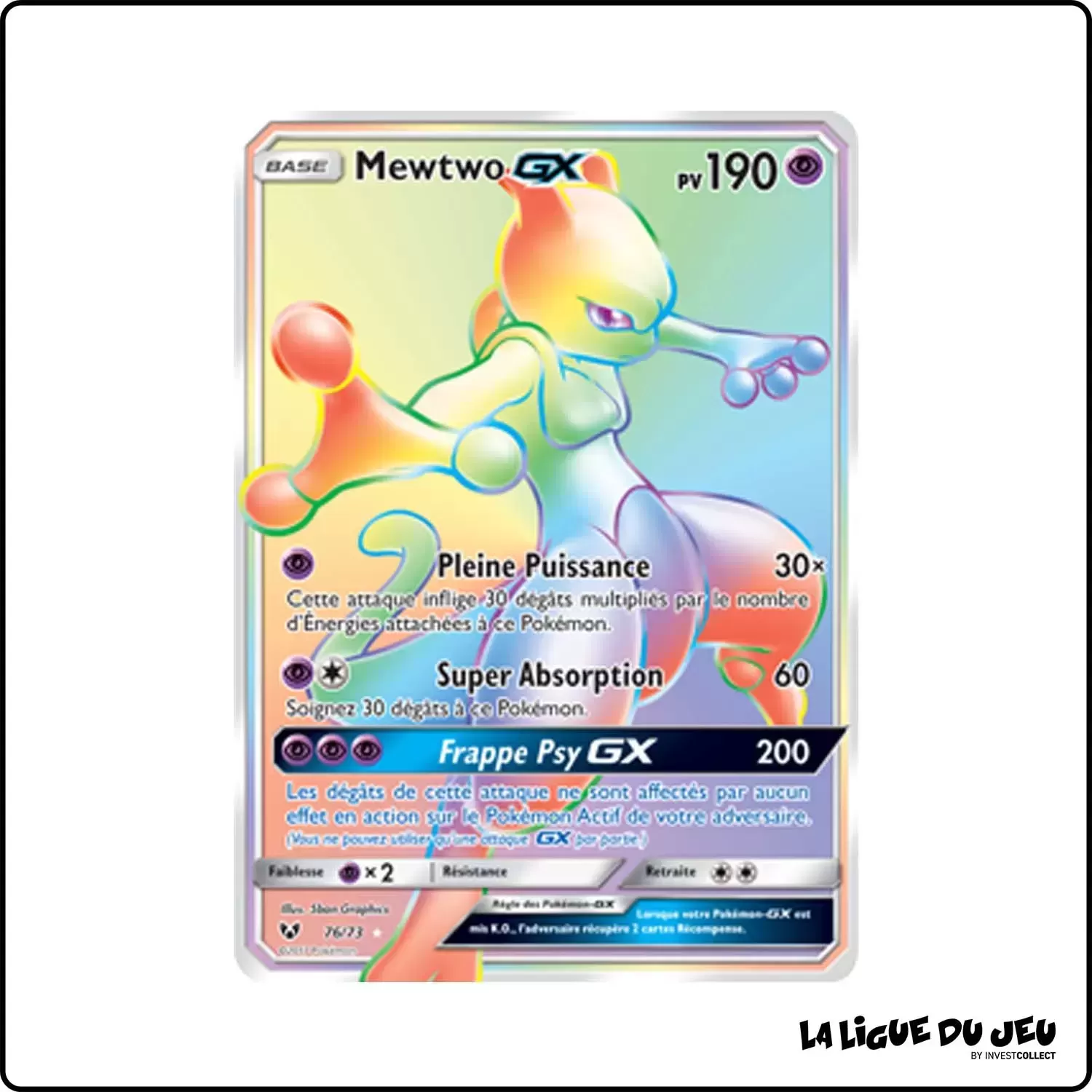 Secrete - Pokemon - Légendes Brillantes - Mewtwo-GX 76/73