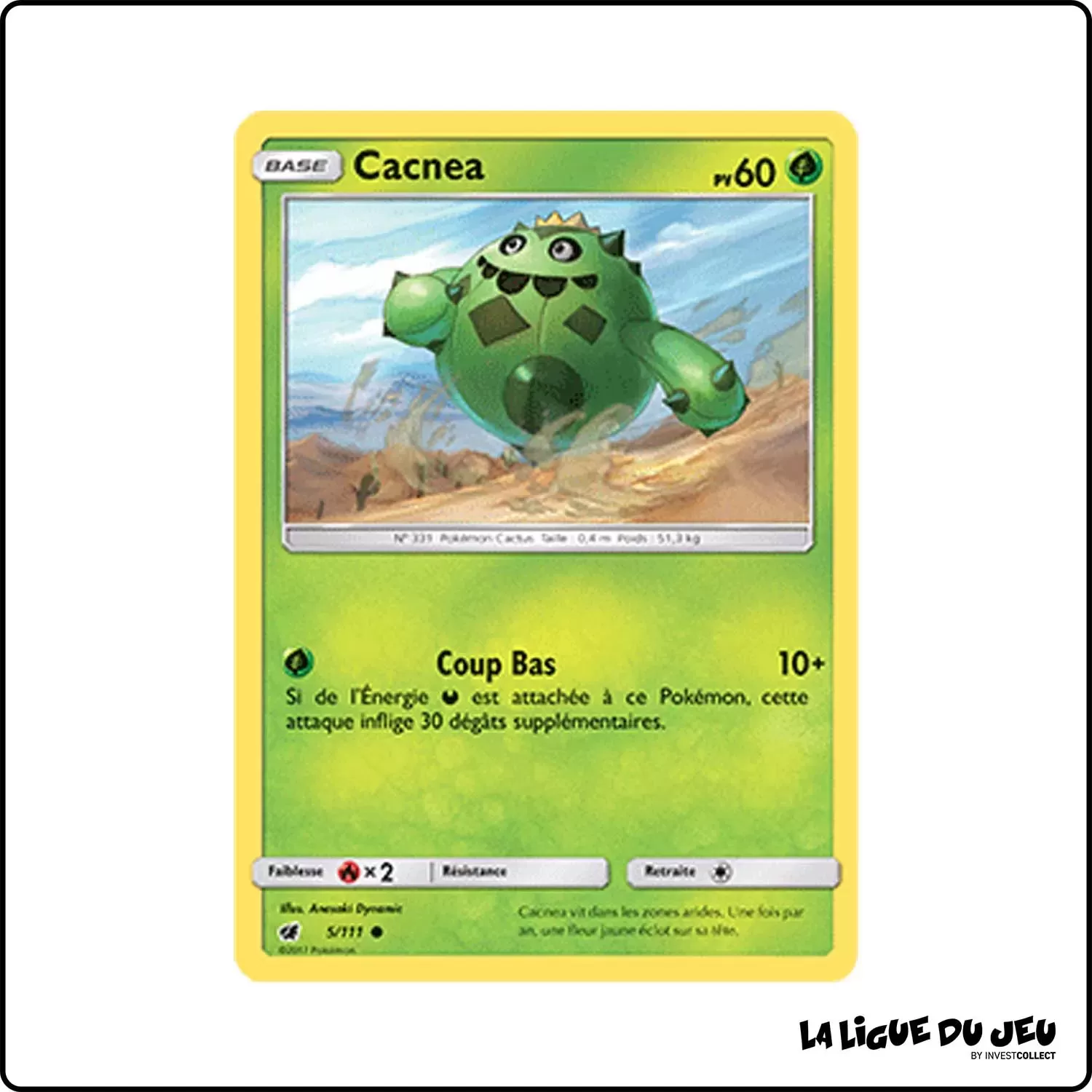 Commune - Pokemon - Invasion Carmin - Cacnea 5/111