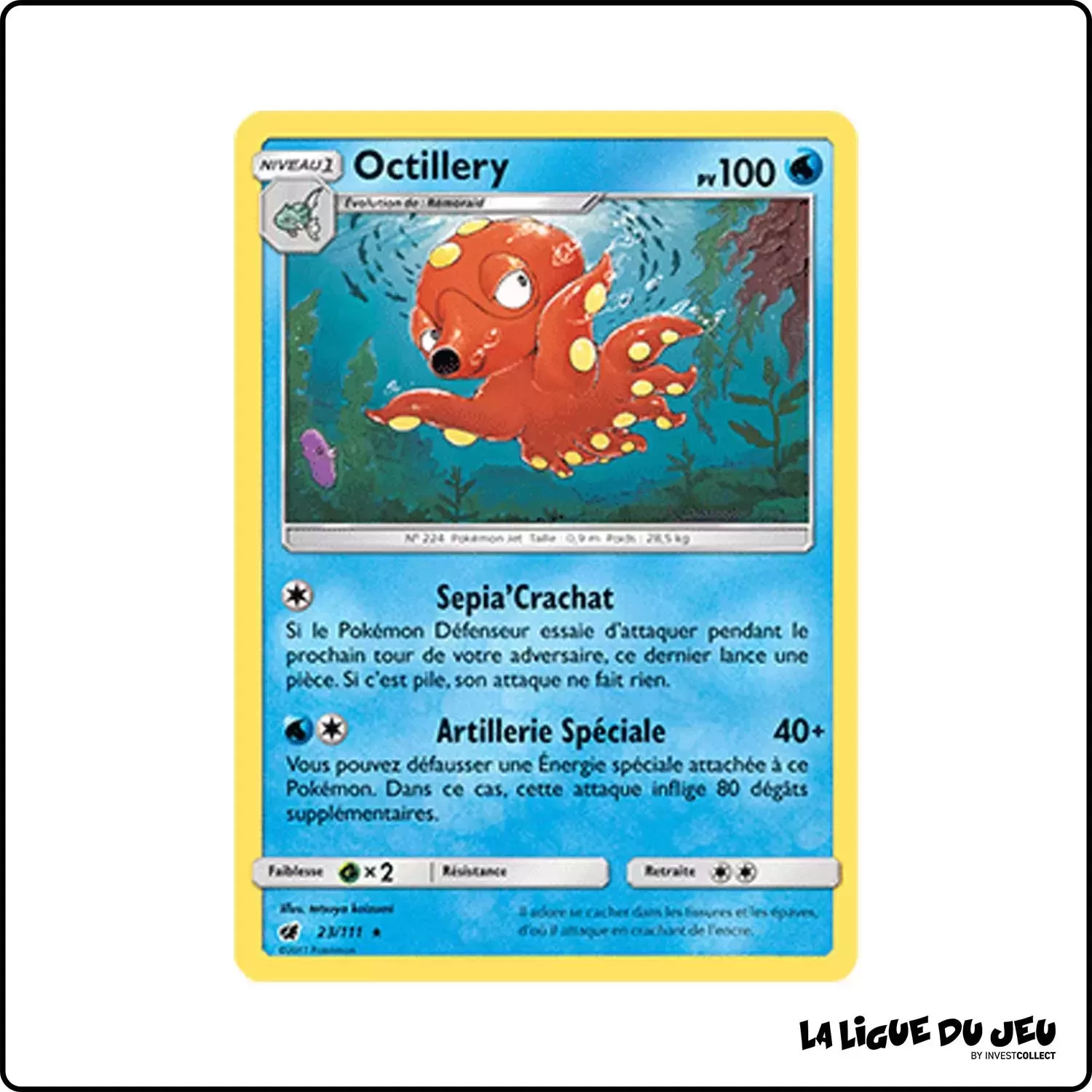 Rare - Pokemon - Invasion Carmin - Octillery 23/111