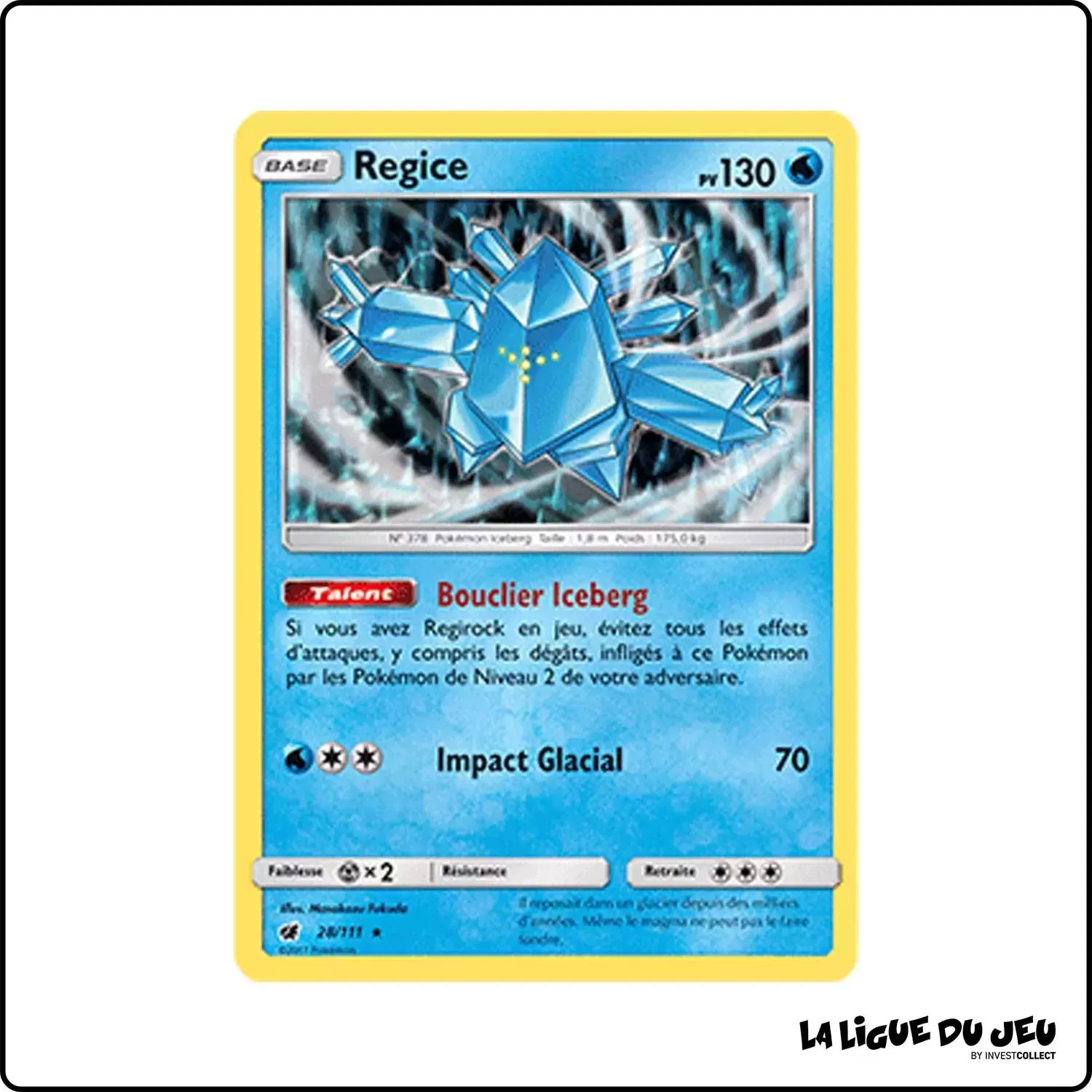 Holo - Pokemon - Invasion Carmin - Regice 28/111