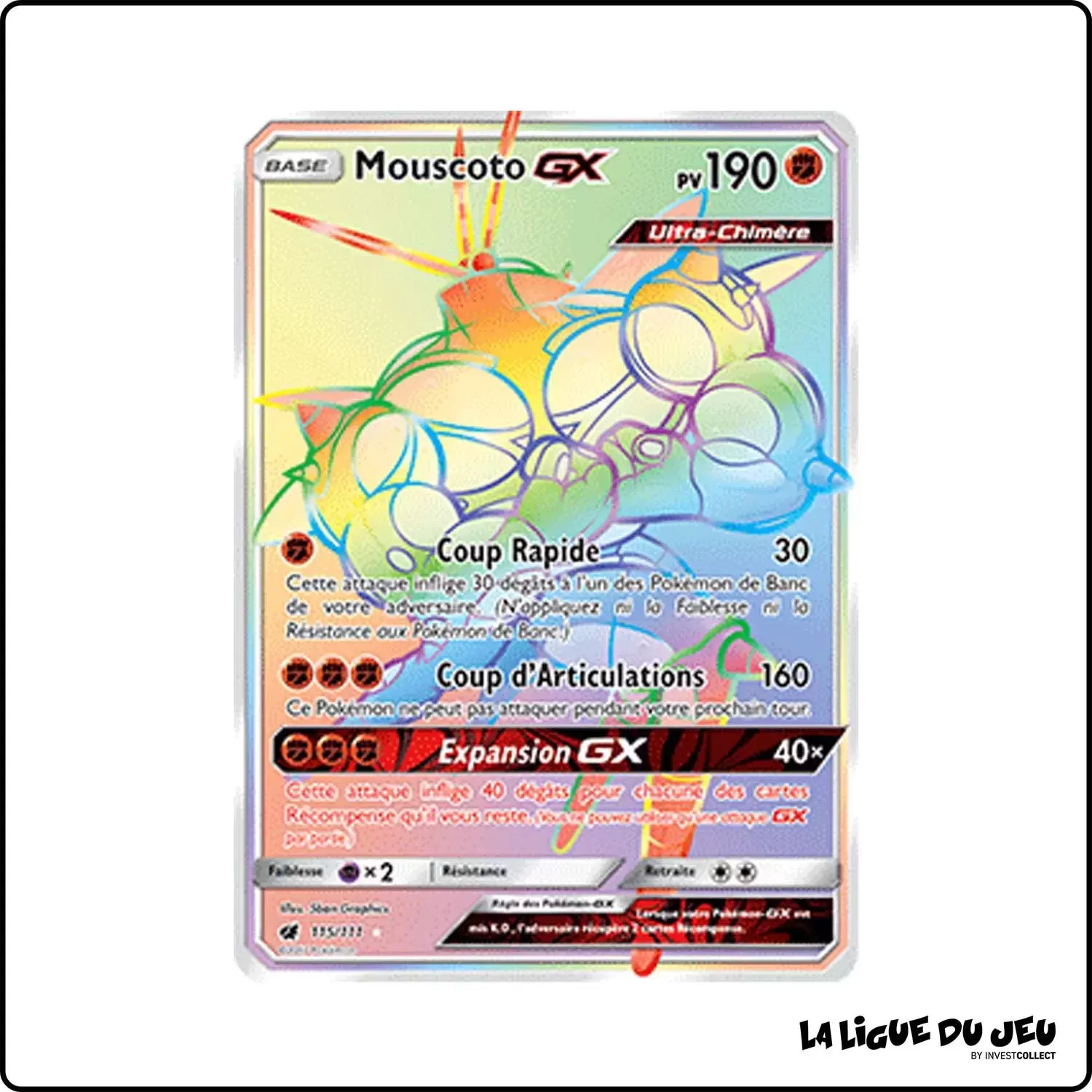 Secrete - Pokemon - Invasion Carmin - Mouscoto-GX 115/111