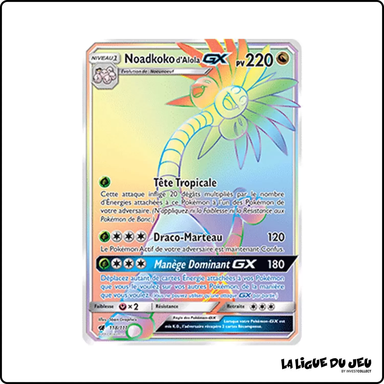 Secrete - Pokemon - Invasion Carmin - Noadkoko d'Alola-GX 118/111