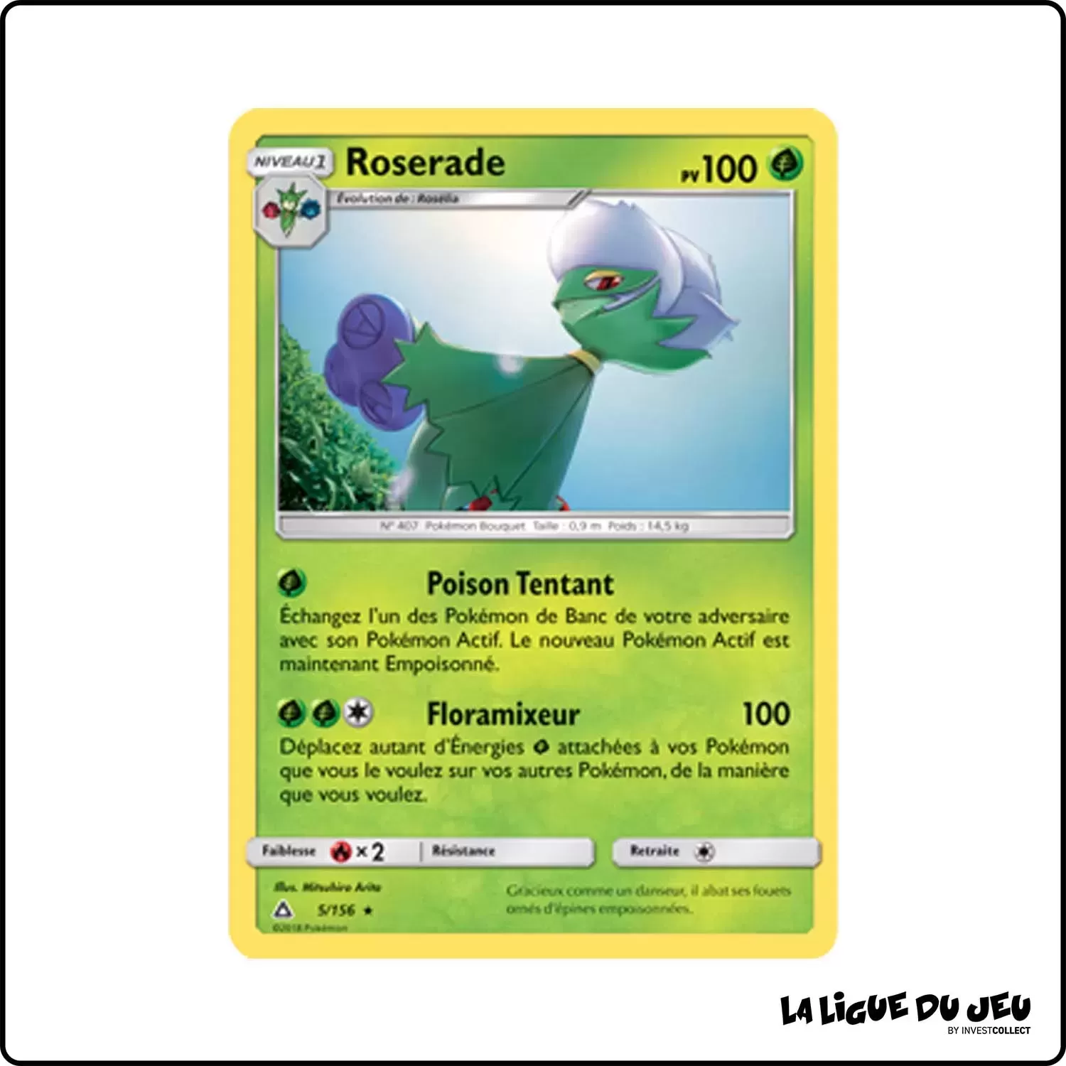 Rare - Pokemon - Ultra-Prisme - Roserade 5/156