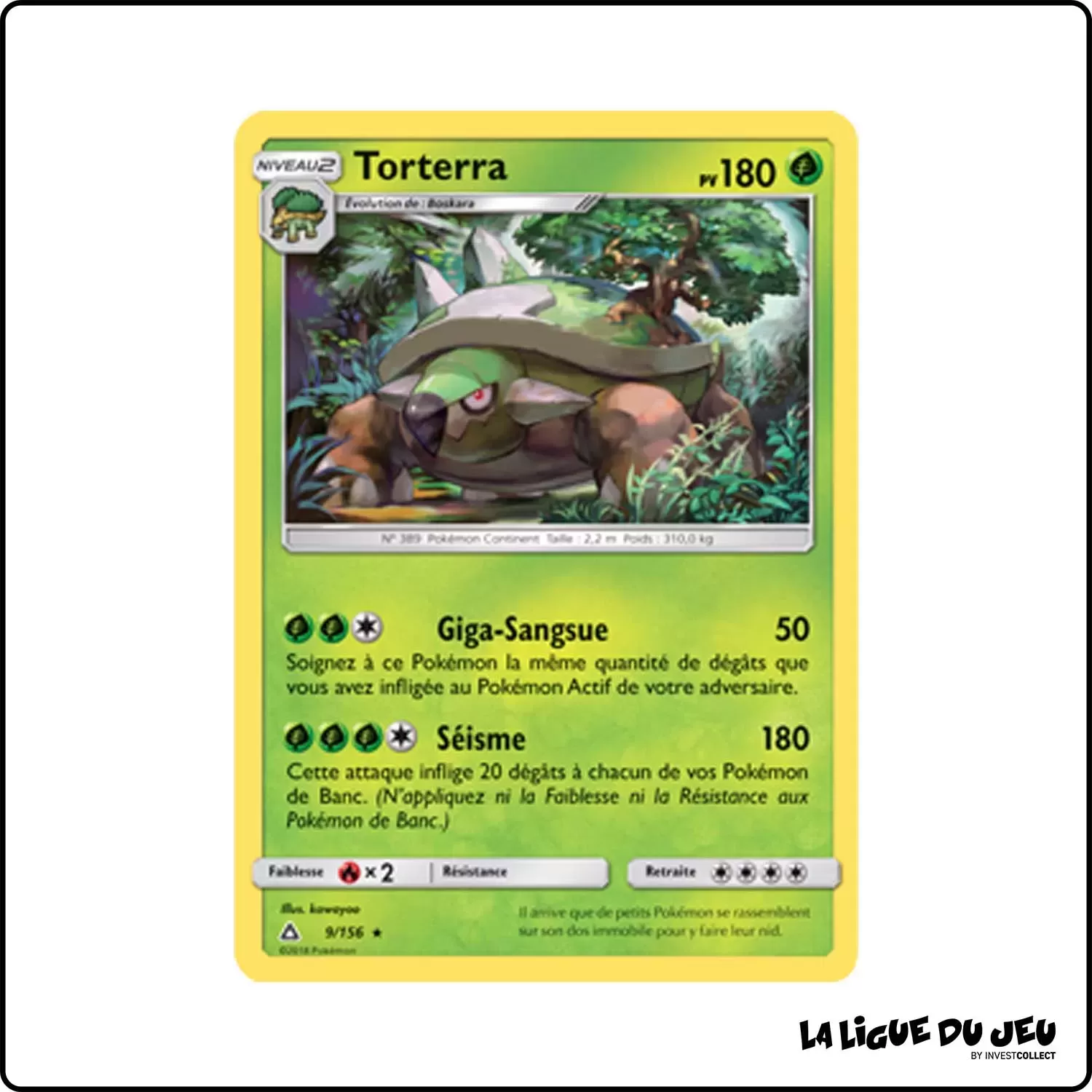 Holo - Pokemon - Ultra-Prisme - Torterra 9/156