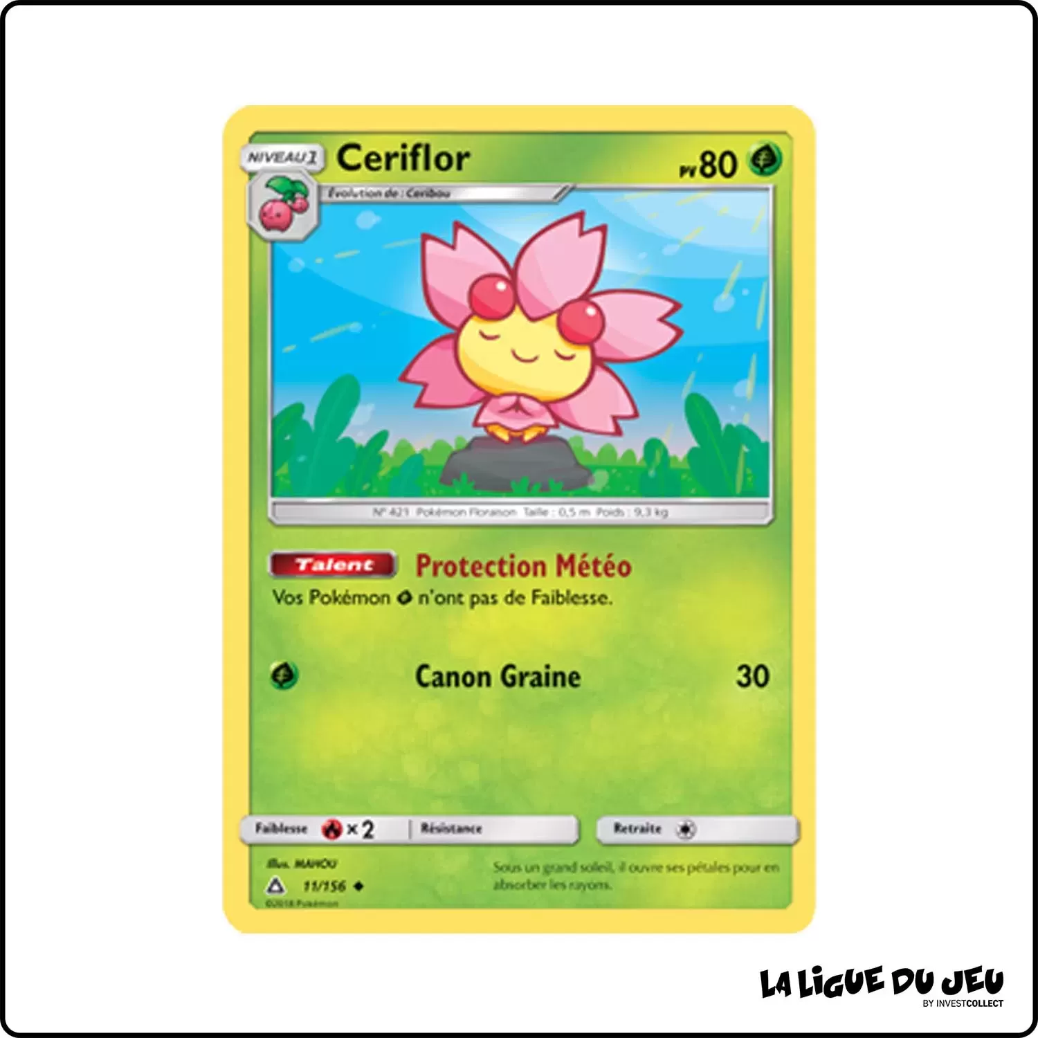 Peu commune - Pokemon - Ultra-Prisme - Ceriflor 11/156