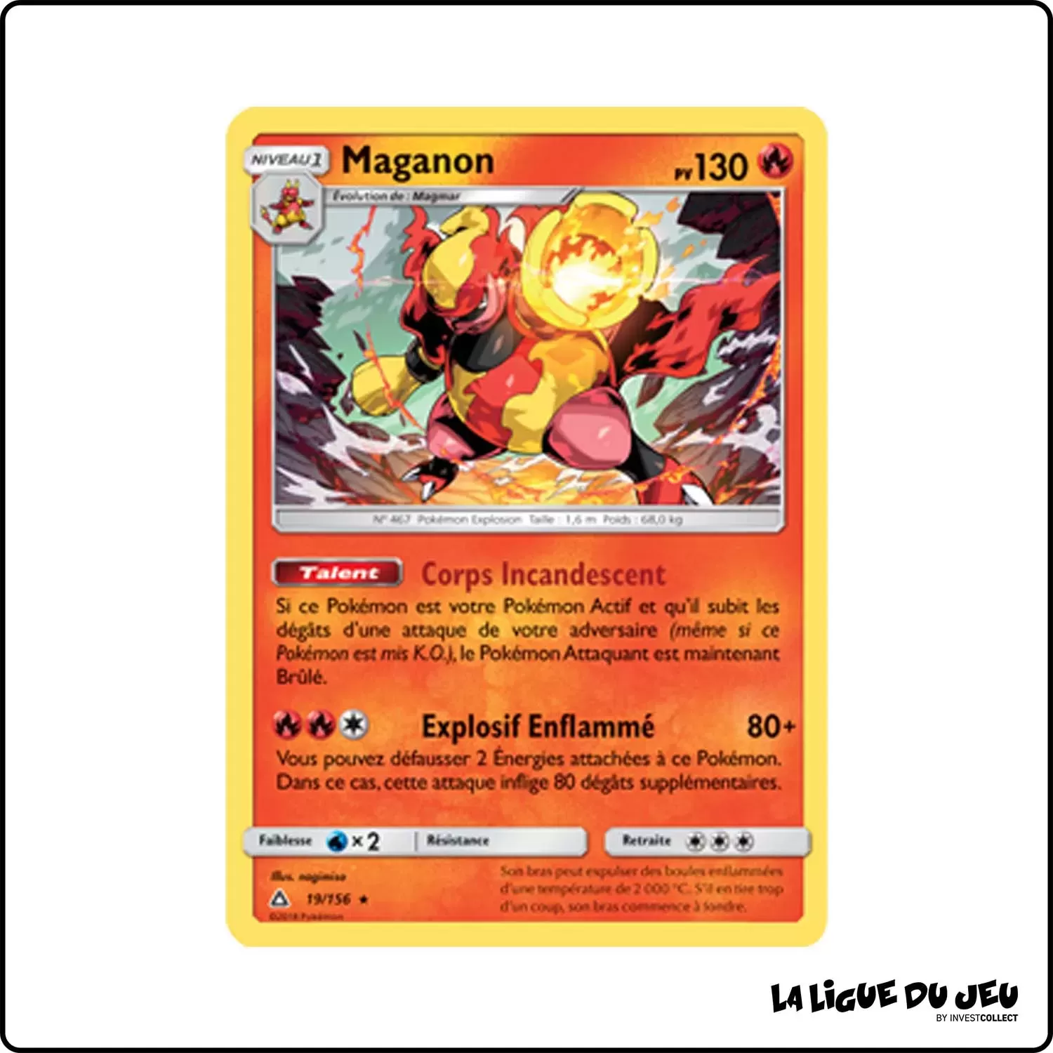 Holo - Pokemon - Ultra-Prisme - Maganon 19/156