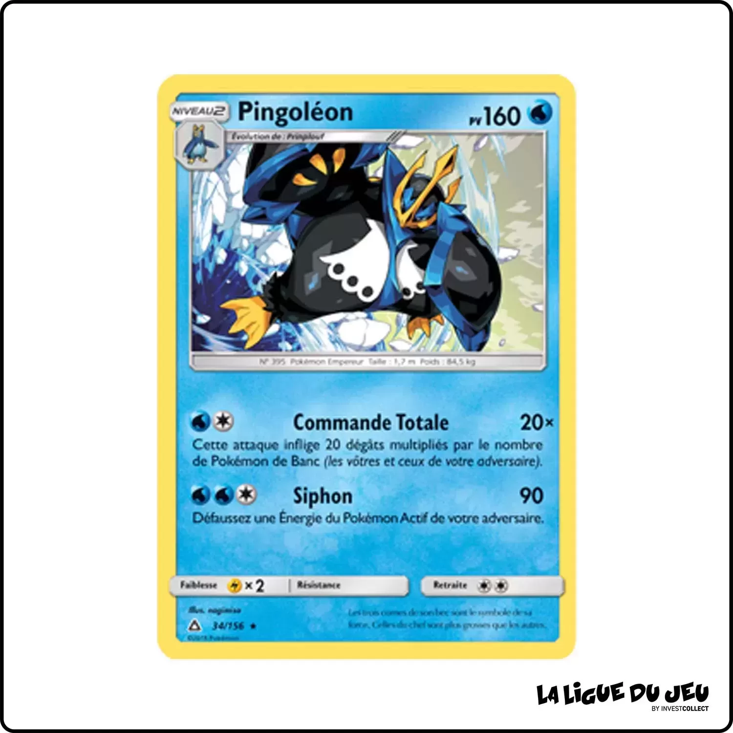 Rare - Pokemon - Ultra-Prisme - Pingoléon 34/156