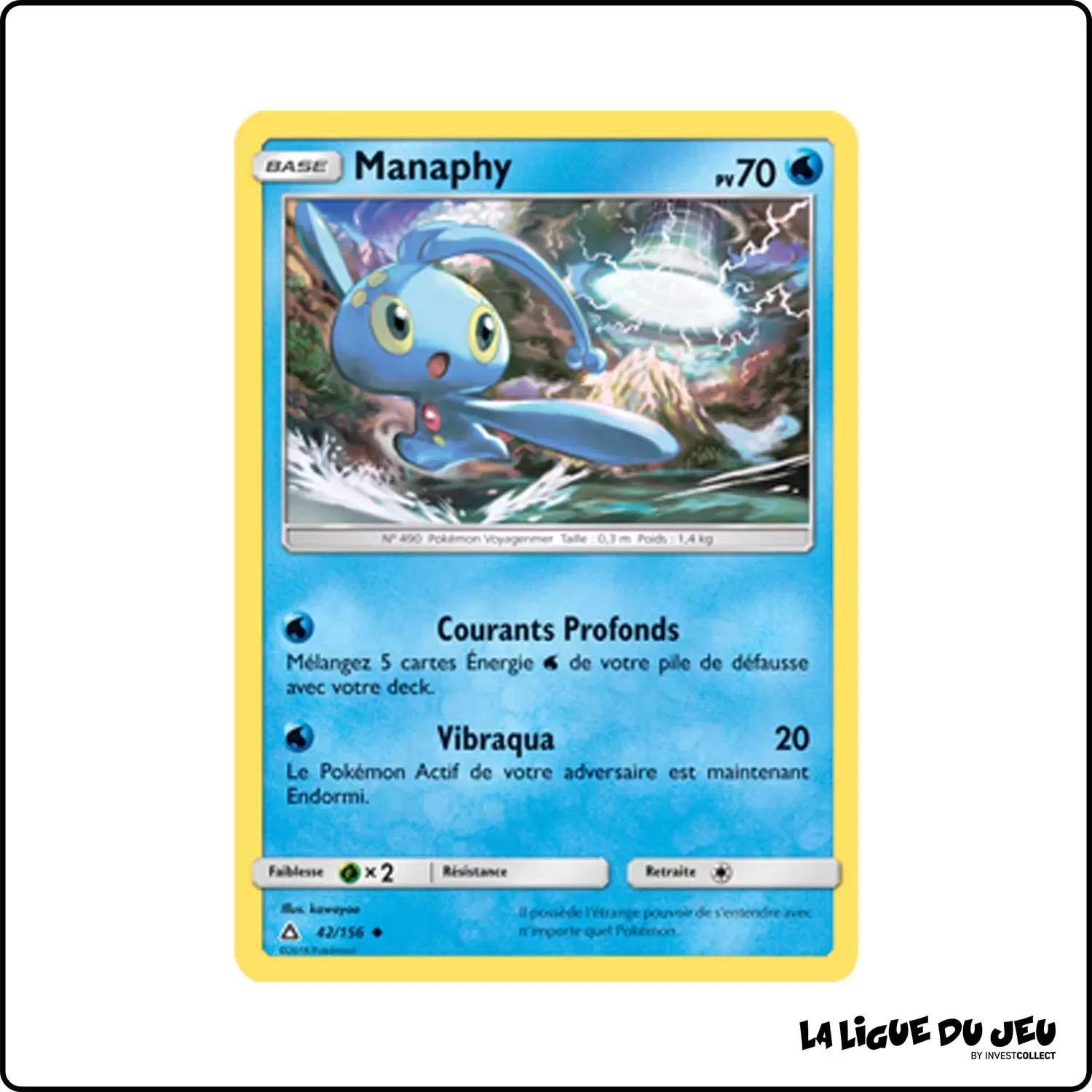 Peu commune - Pokemon - Ultra-Prisme - Manaphy 42/156