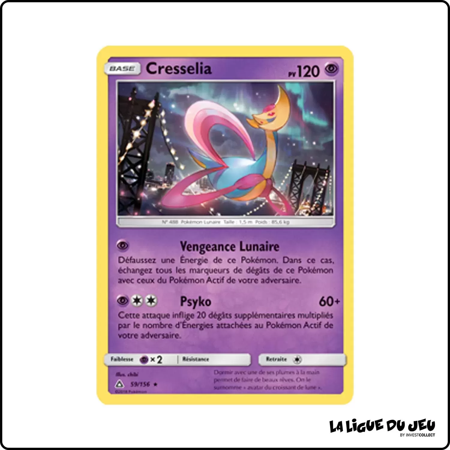 Holo - Pokemon - Ultra-Prisme - Cresselia 59/156