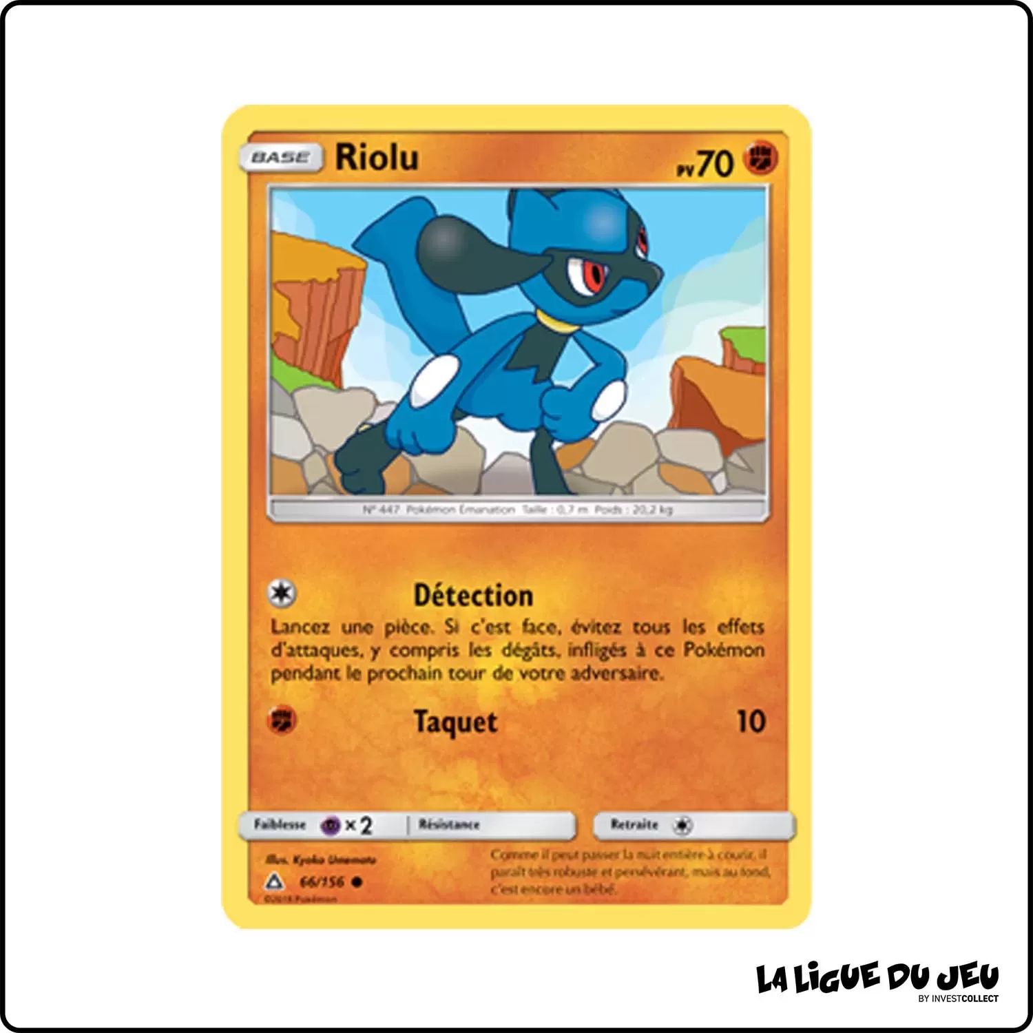 Commune - Pokemon - Ultra-Prisme - Riolu 66/156