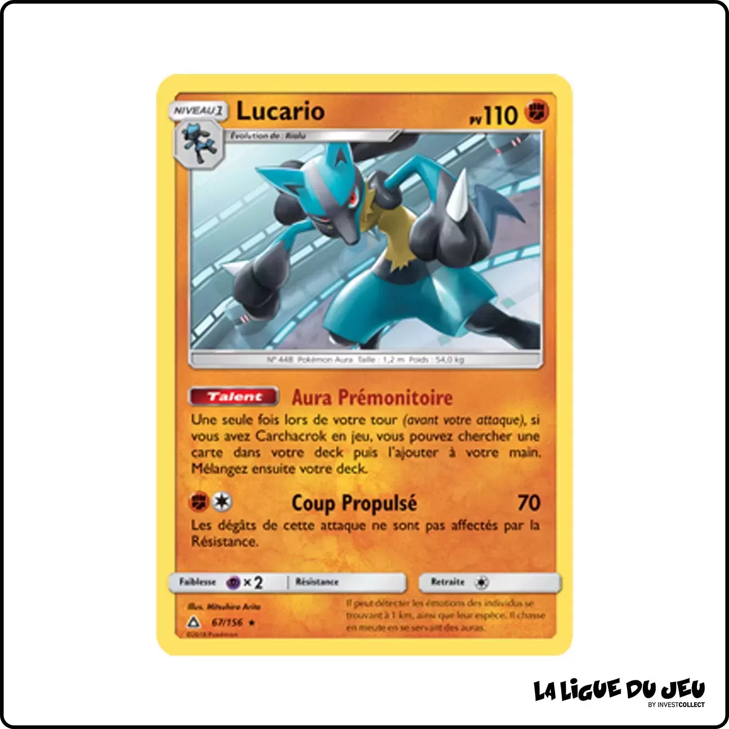 Holo - Pokemon - Ultra-Prisme - Lucario 67/156