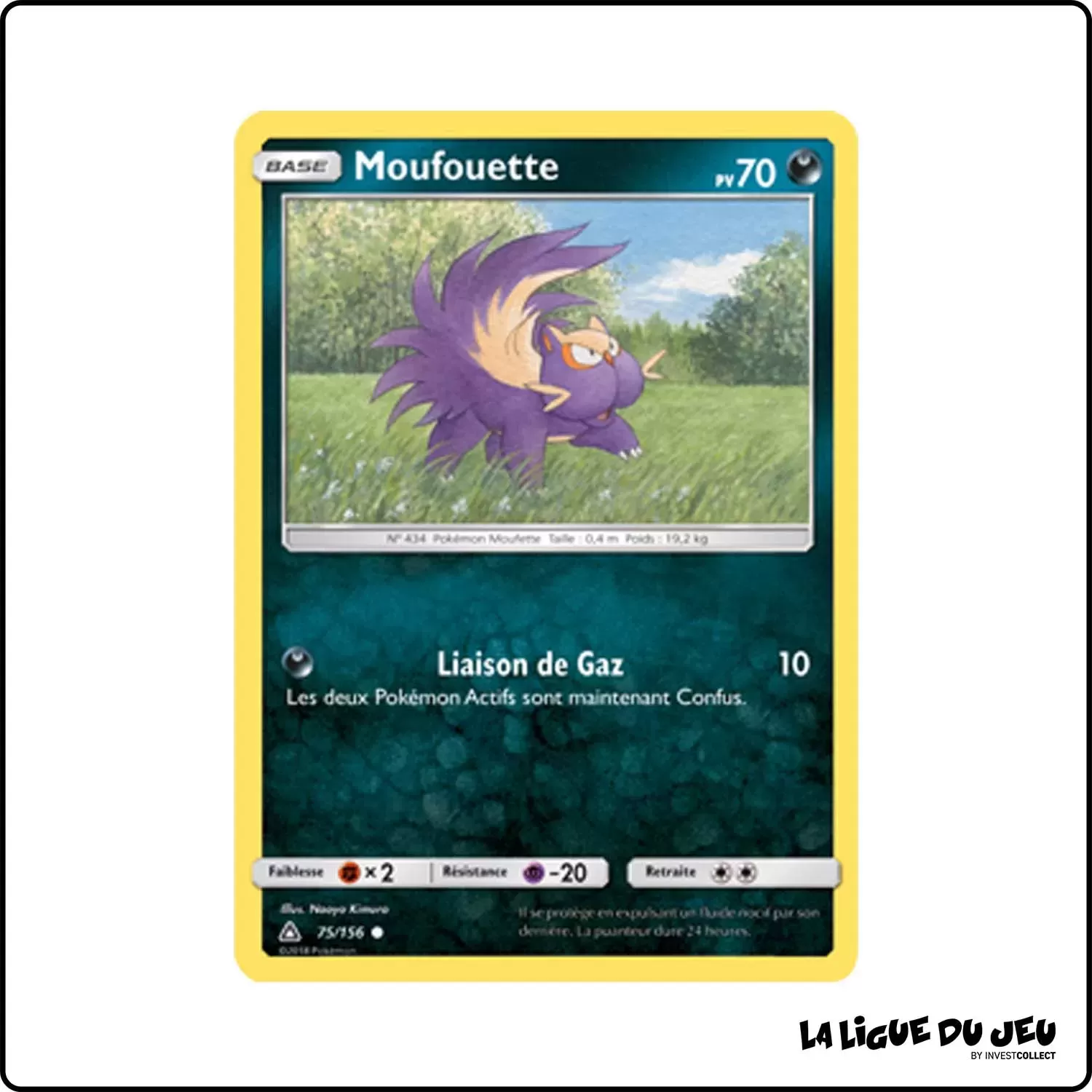 Commune - Pokemon - Ultra-Prisme - Moufouette 75/156