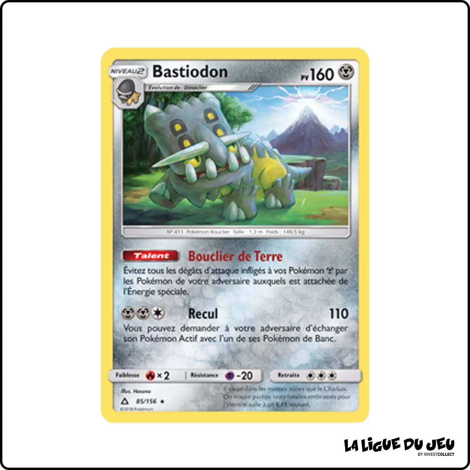 Holo - Pokemon - Ultra-Prisme - Bastiodon 85/156