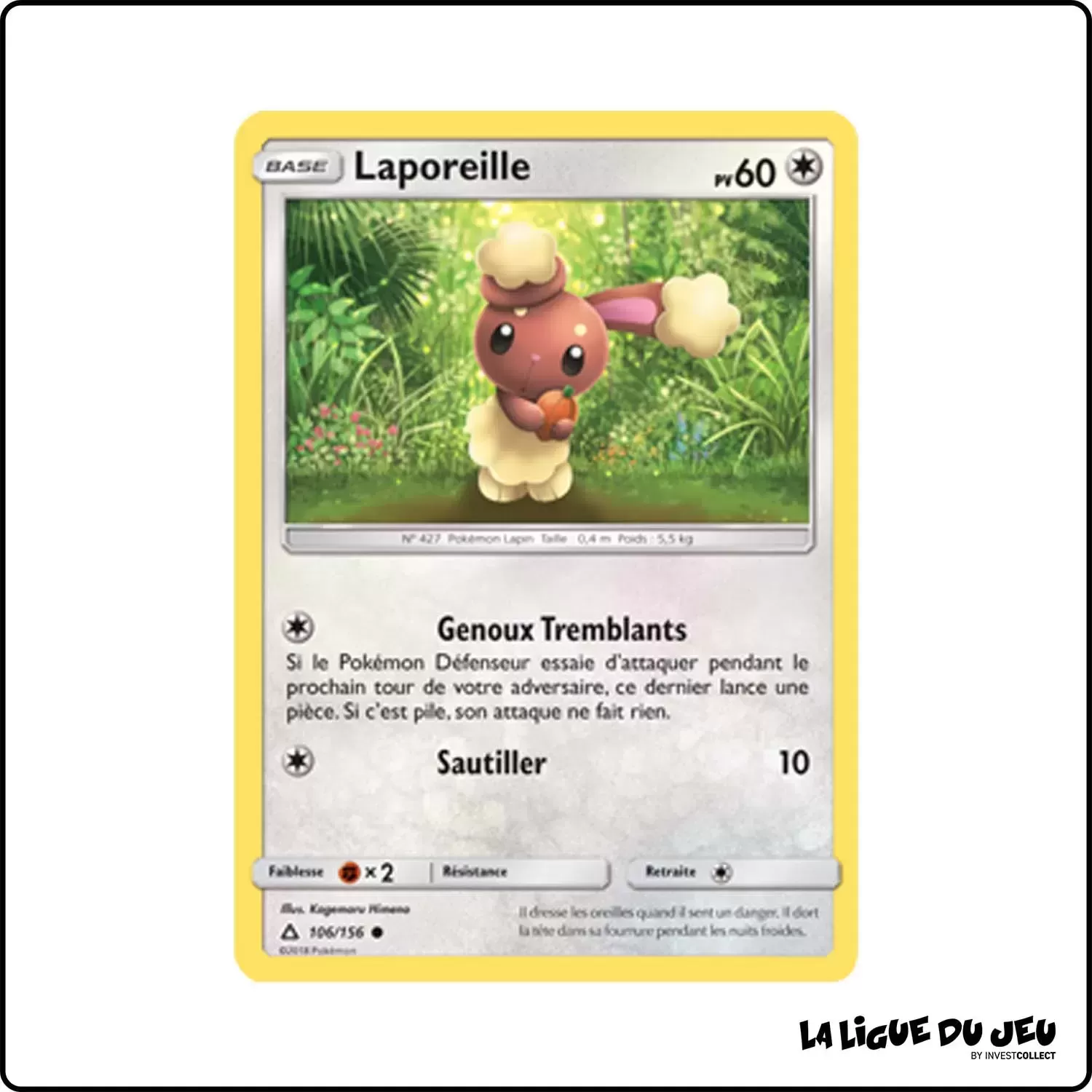 Commune - Pokemon - Ultra-Prisme - Laporeille 106/156