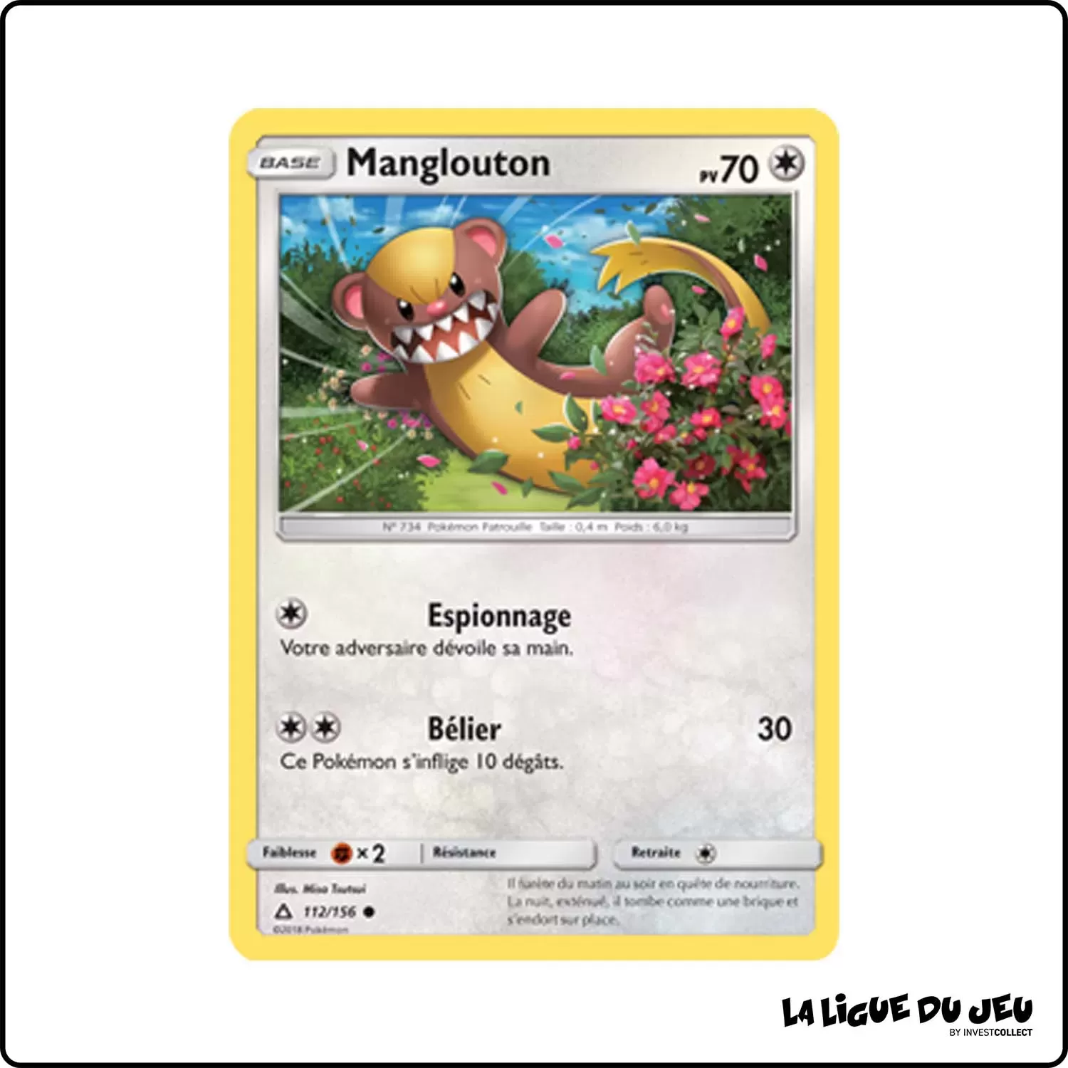 Commune - Pokemon - Ultra-Prisme - Manglouton 112/156