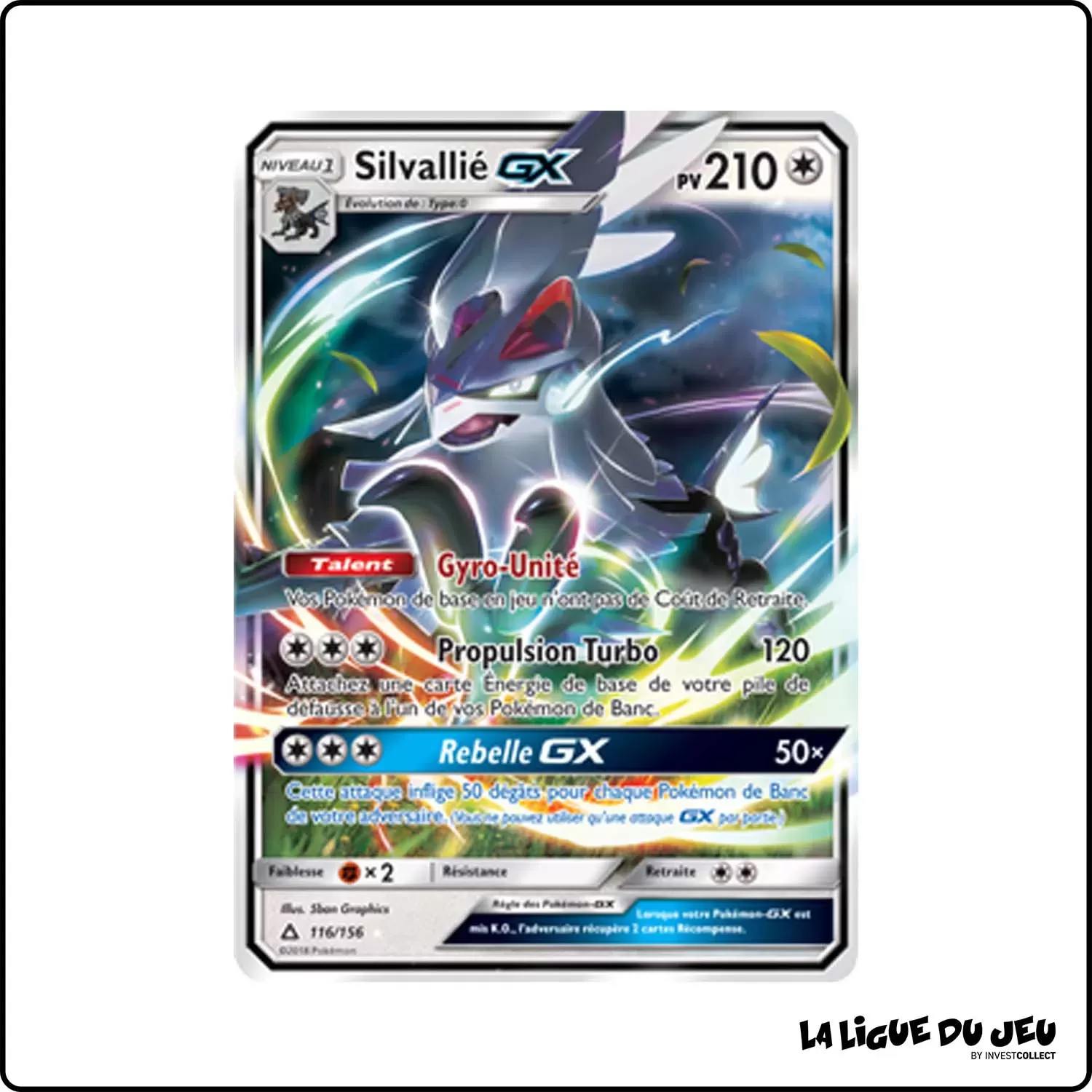 Ultra - Pokemon - Ultra-Prisme - Silvallié-GX 116/156