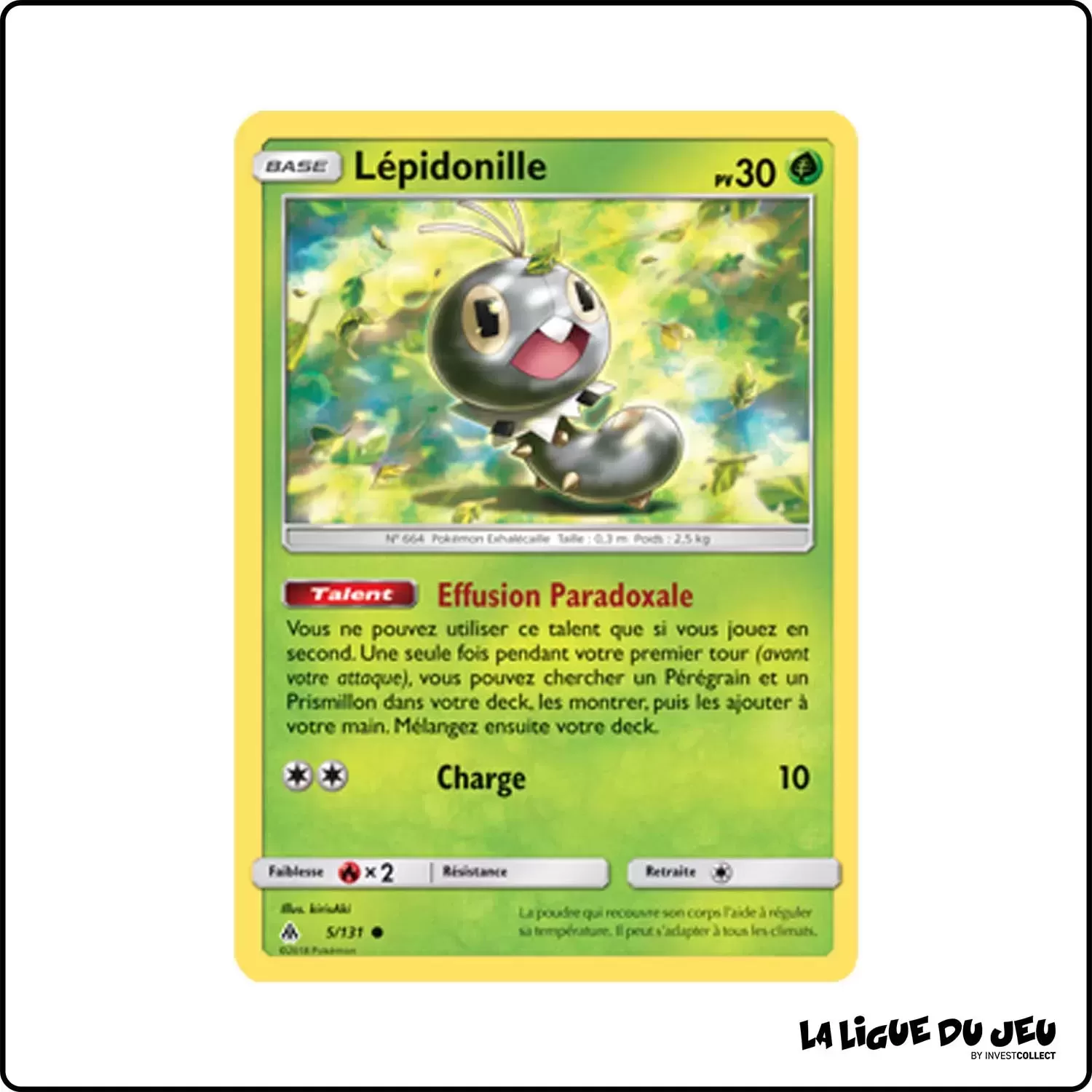 Commune - Pokemon - Lumière Interdite - Lépidonille 5/131