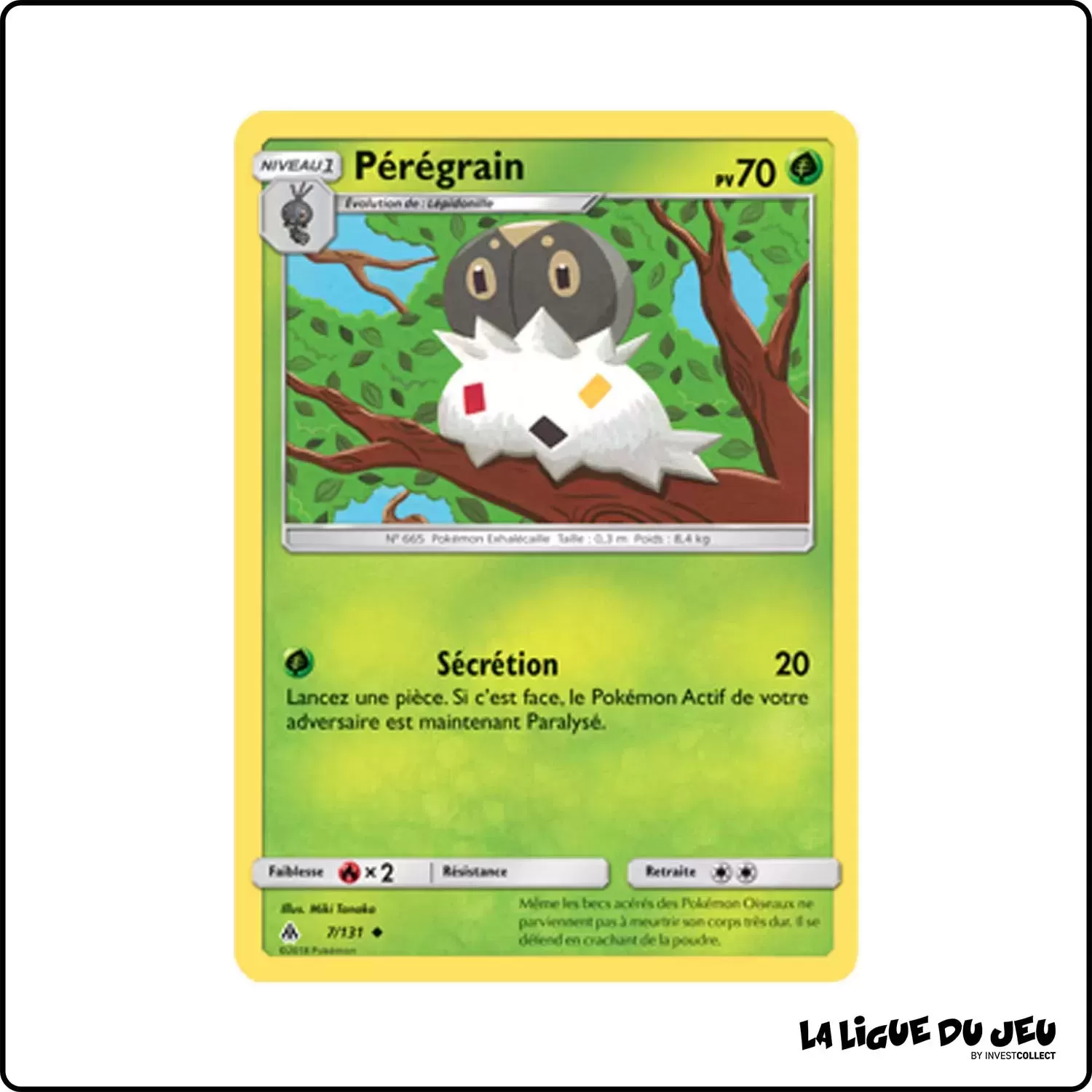 Peu commune - Pokemon - Lumière Interdite - Pérégrain 7/131