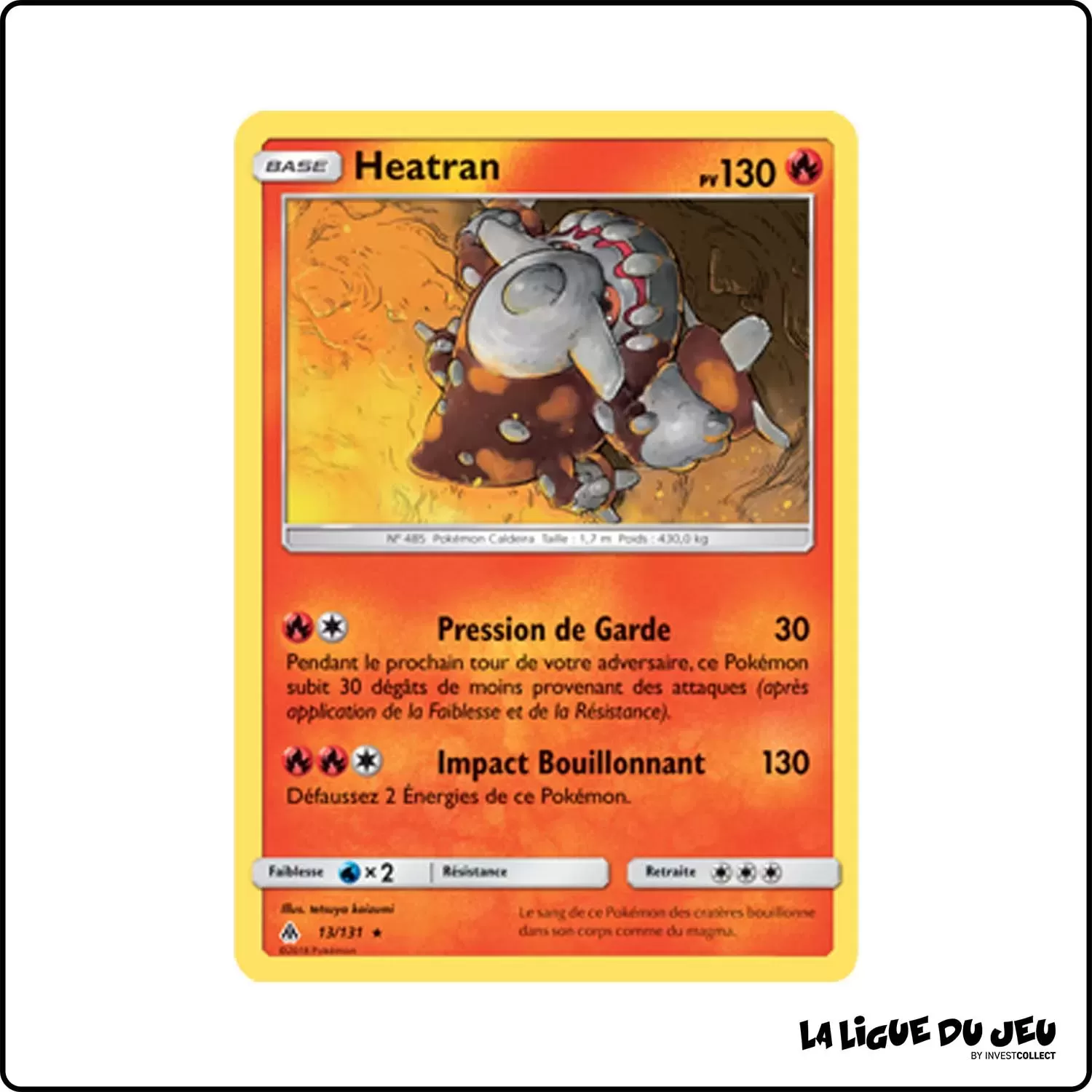 Rare - Pokemon - Lumière Interdite - Heatran 13/131