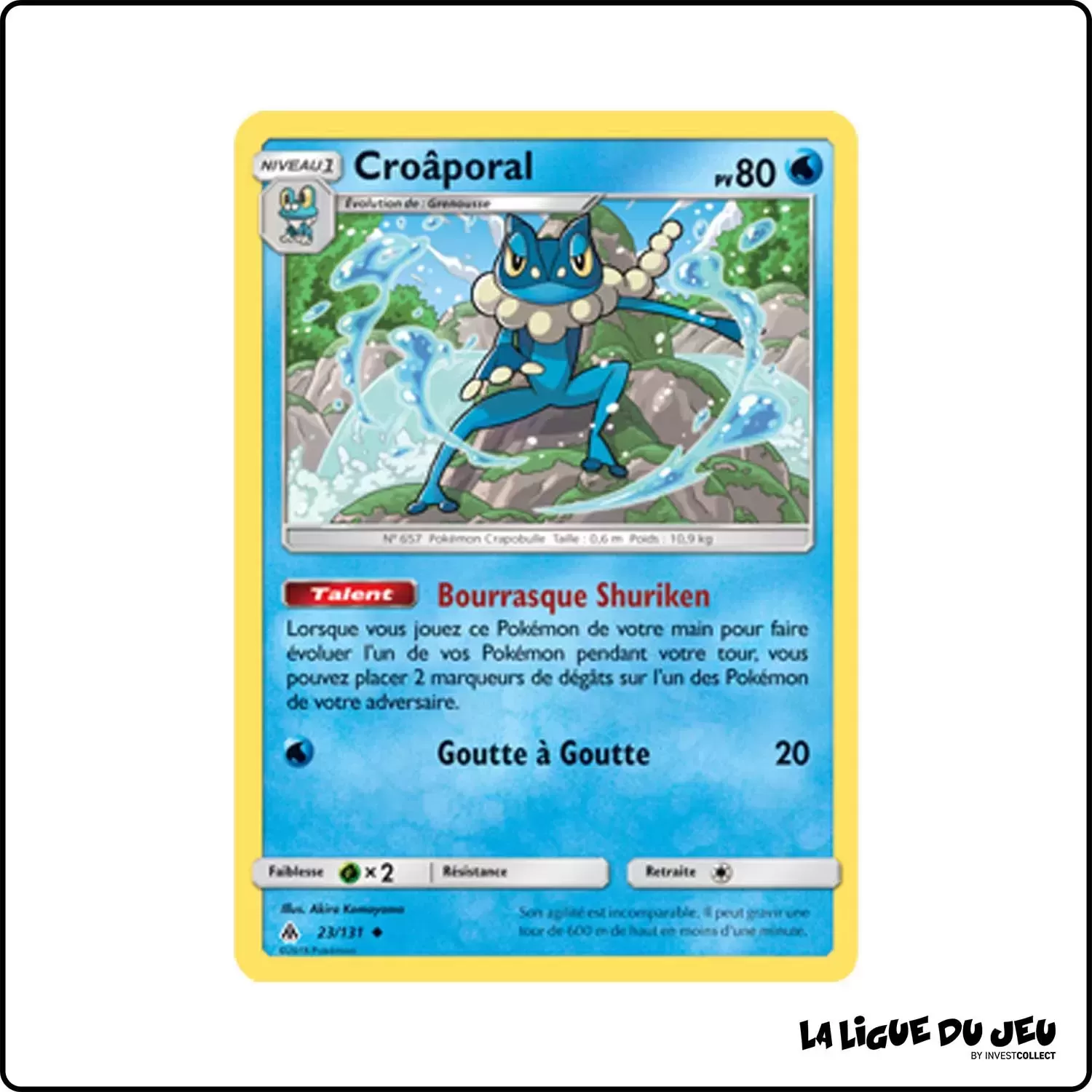 Peu commune - Pokemon - Lumière Interdite - Croâporal 23/131